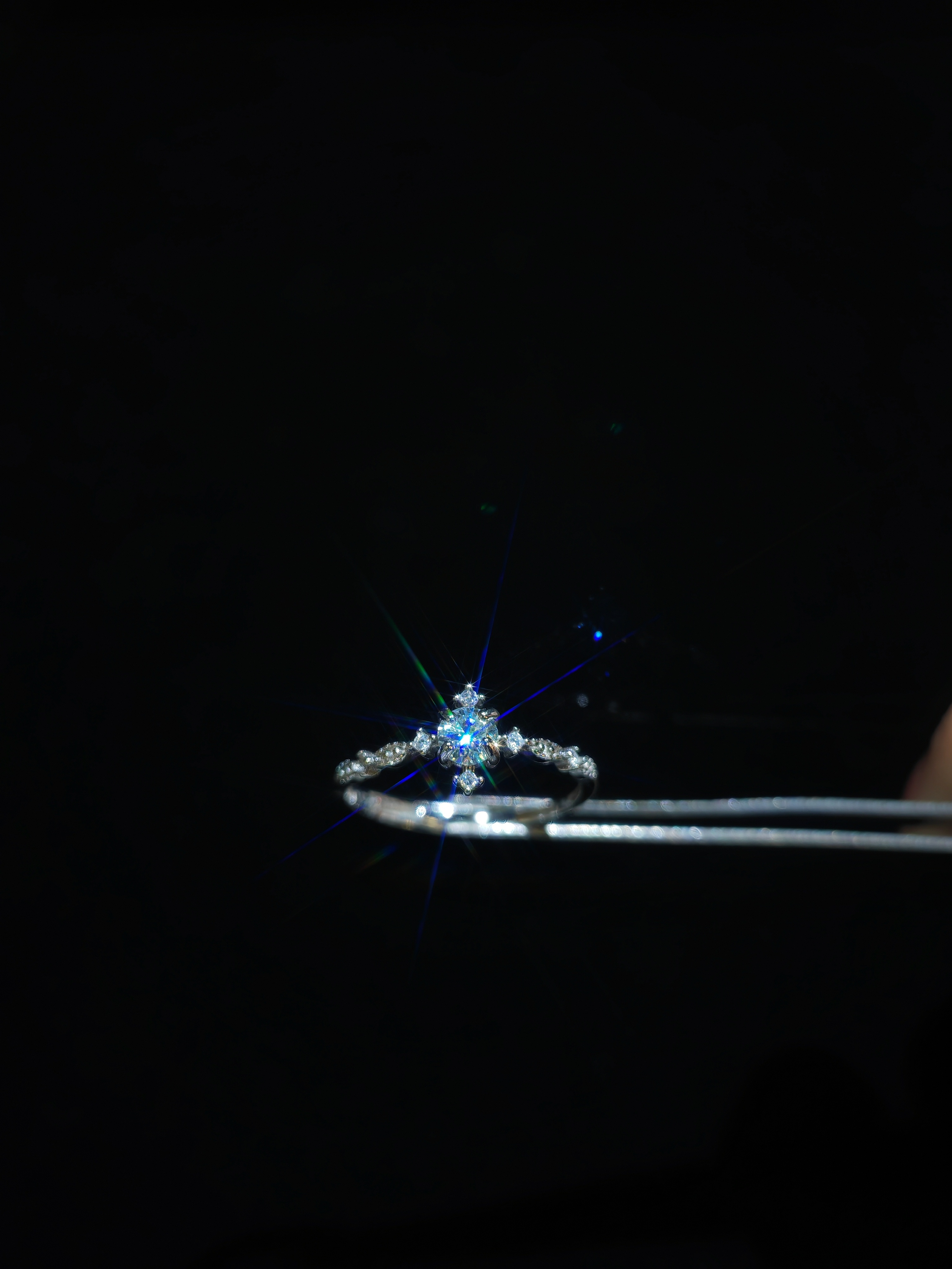 0.30ct 莫桑S925戒指 MR008