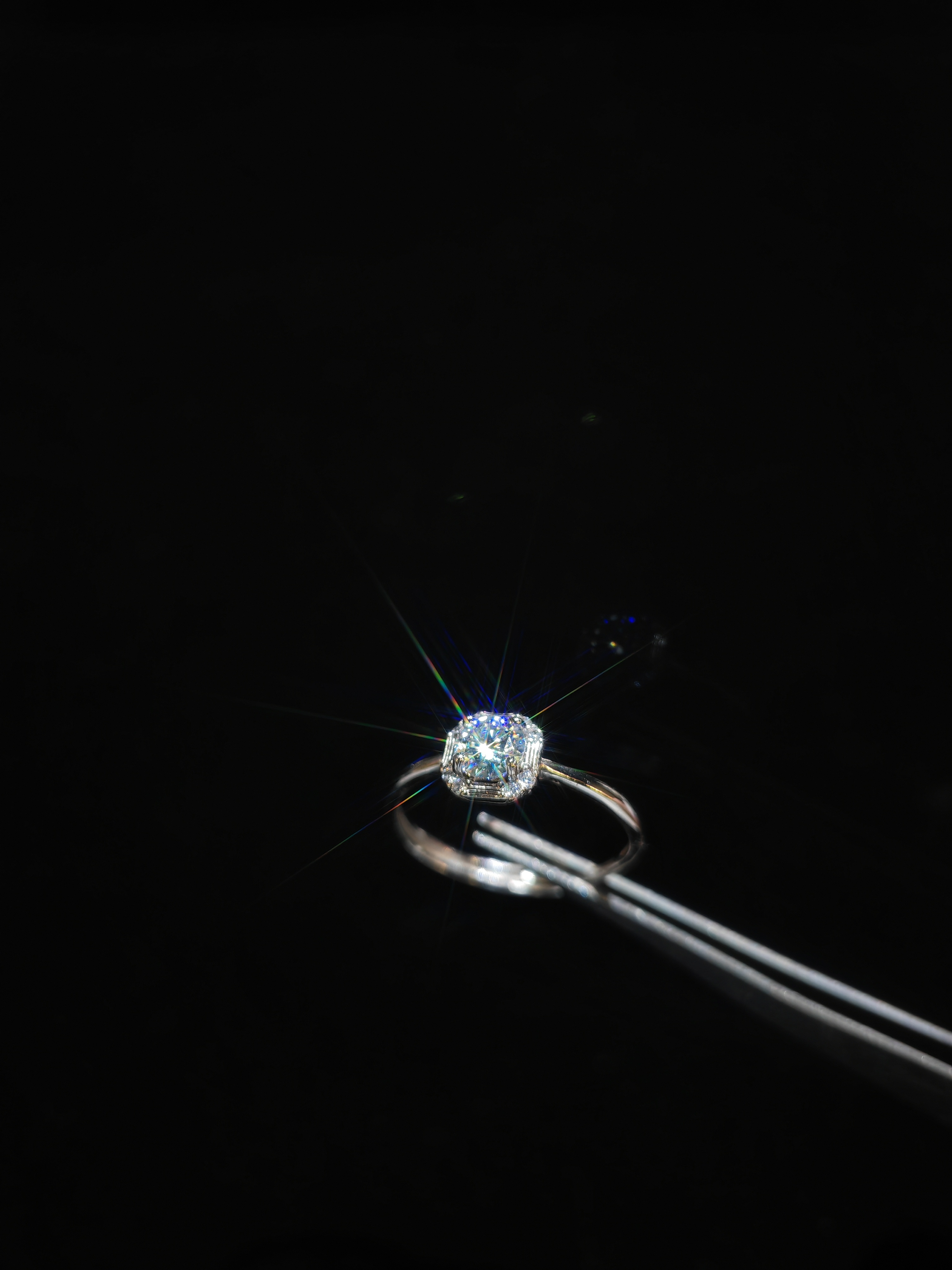 0.50ct 莫桑S925戒指 MR009