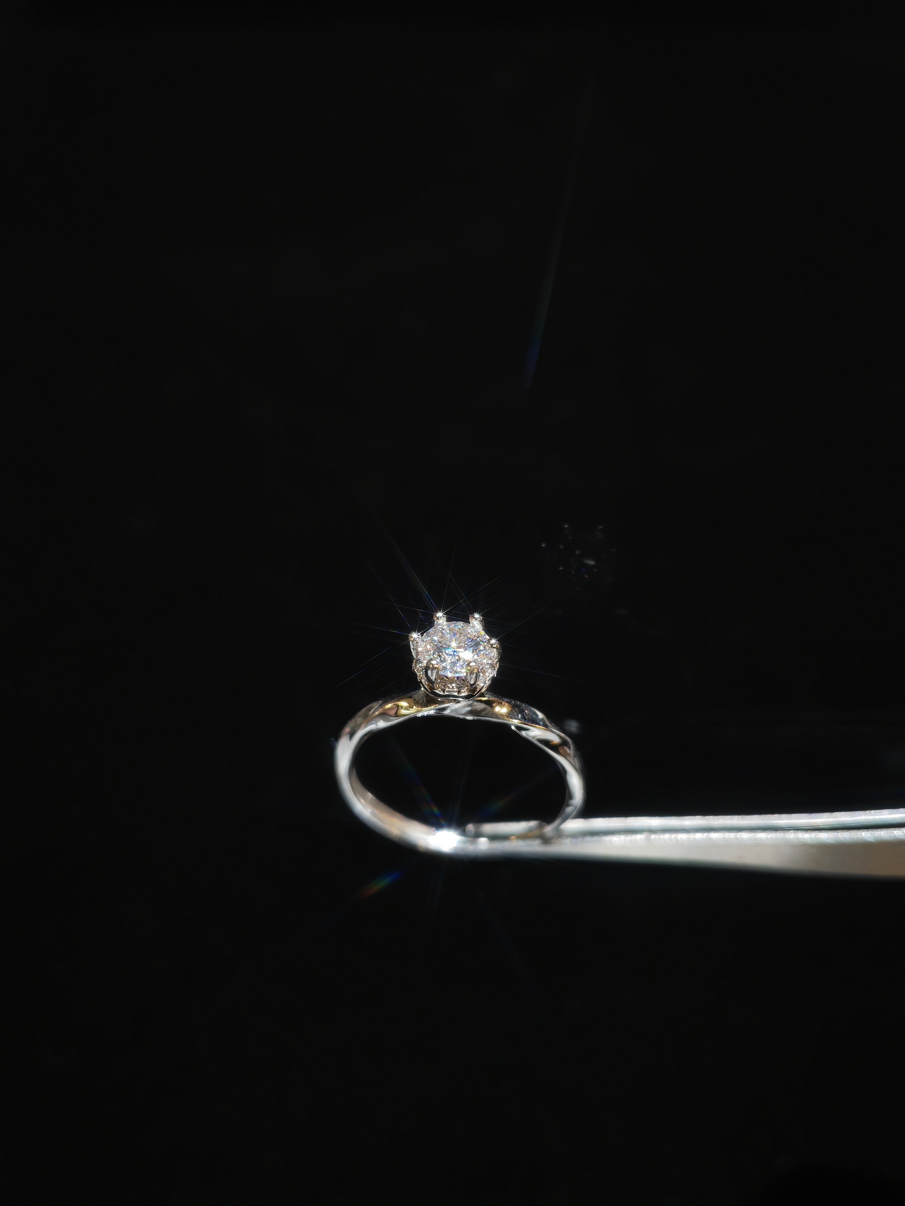 0.50ct 莫桑S925戒指 MR010