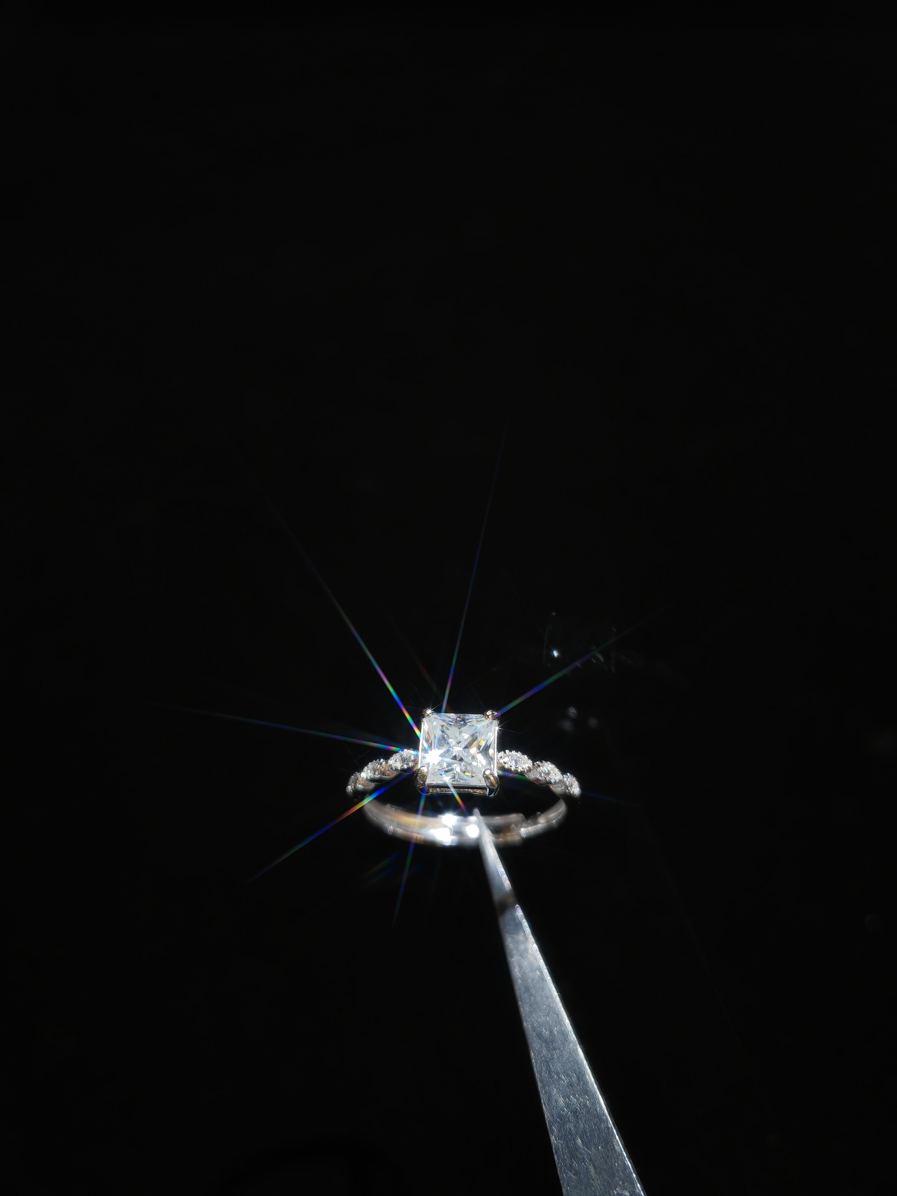 0.50ct 莫桑S925戒指 MR011