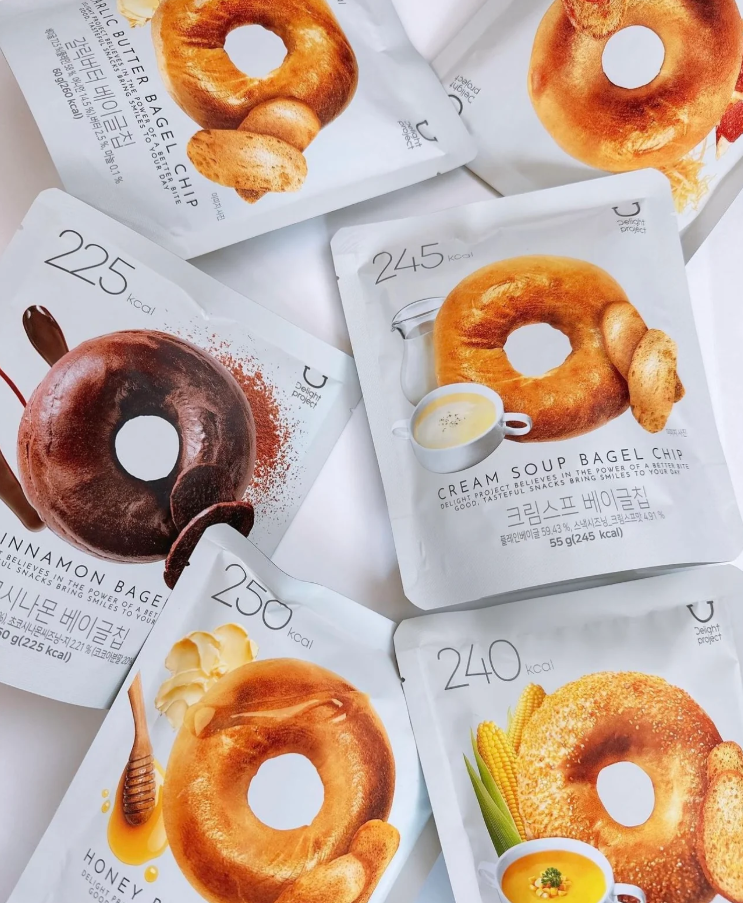 【韓國訂購】LL071401 Delight Project Bagel Chip 低熱量貝果脆餅乾