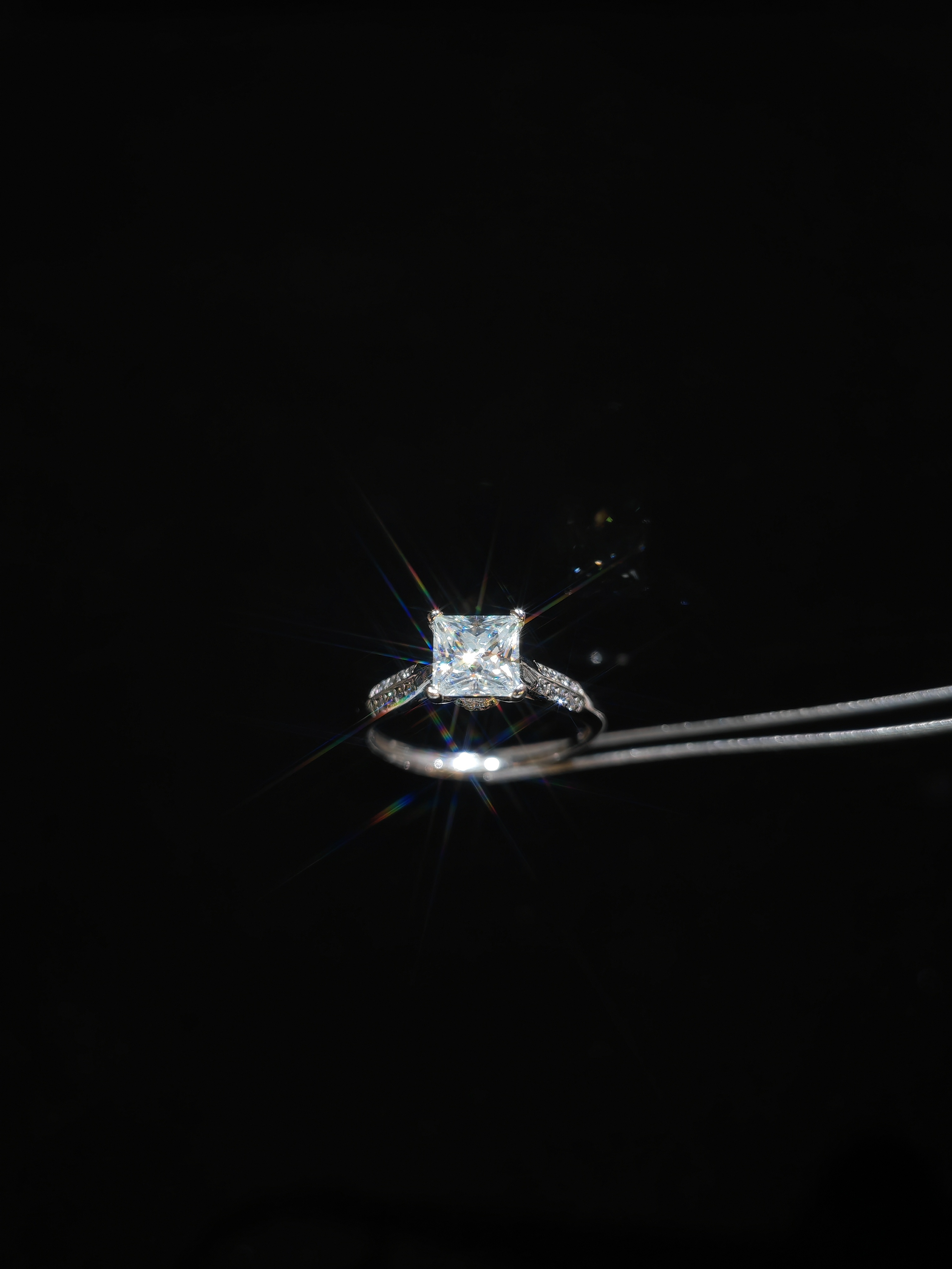 0.50ct 莫桑S925戒指 MR012