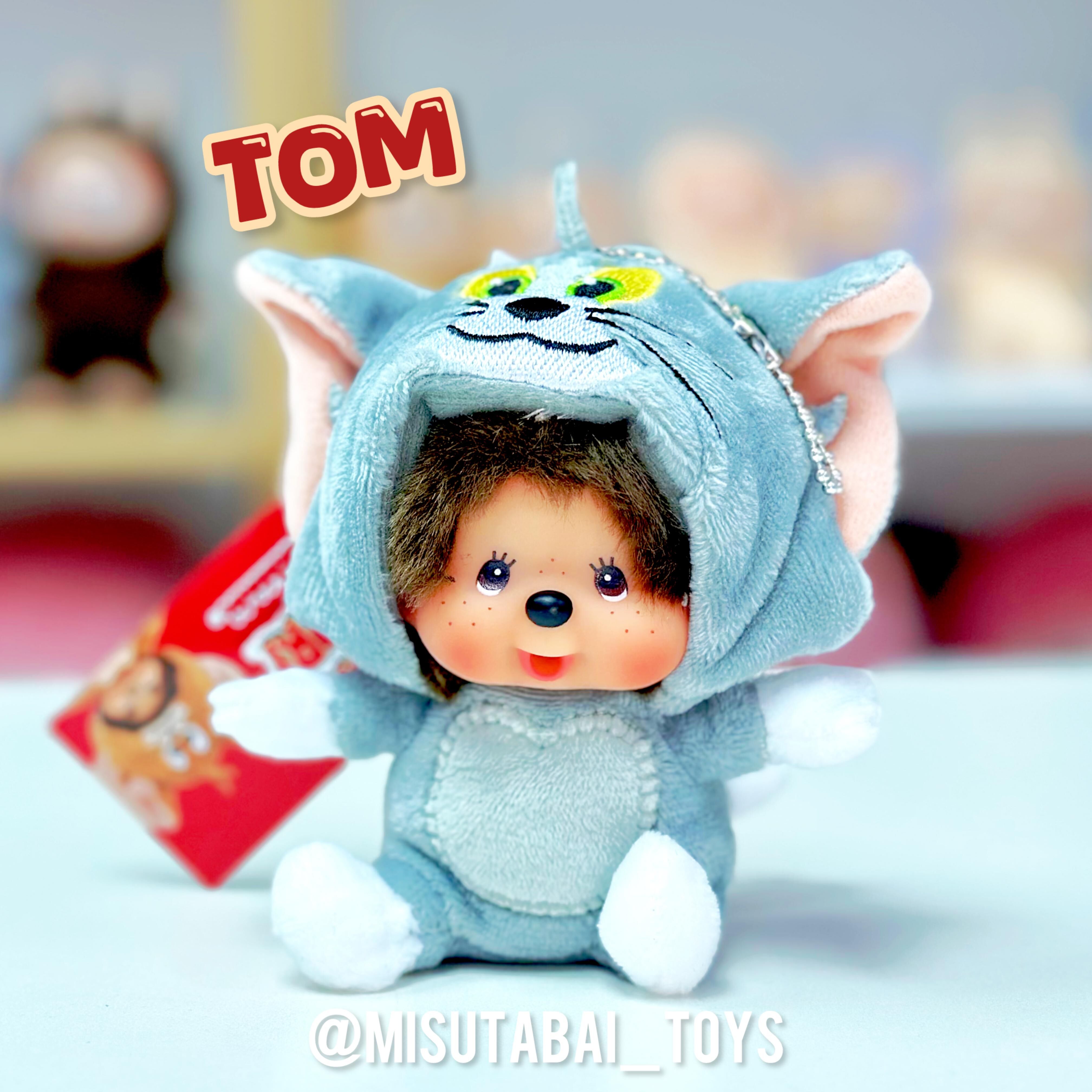 Monchhichi Tom &  Jerry Plush Key Chain