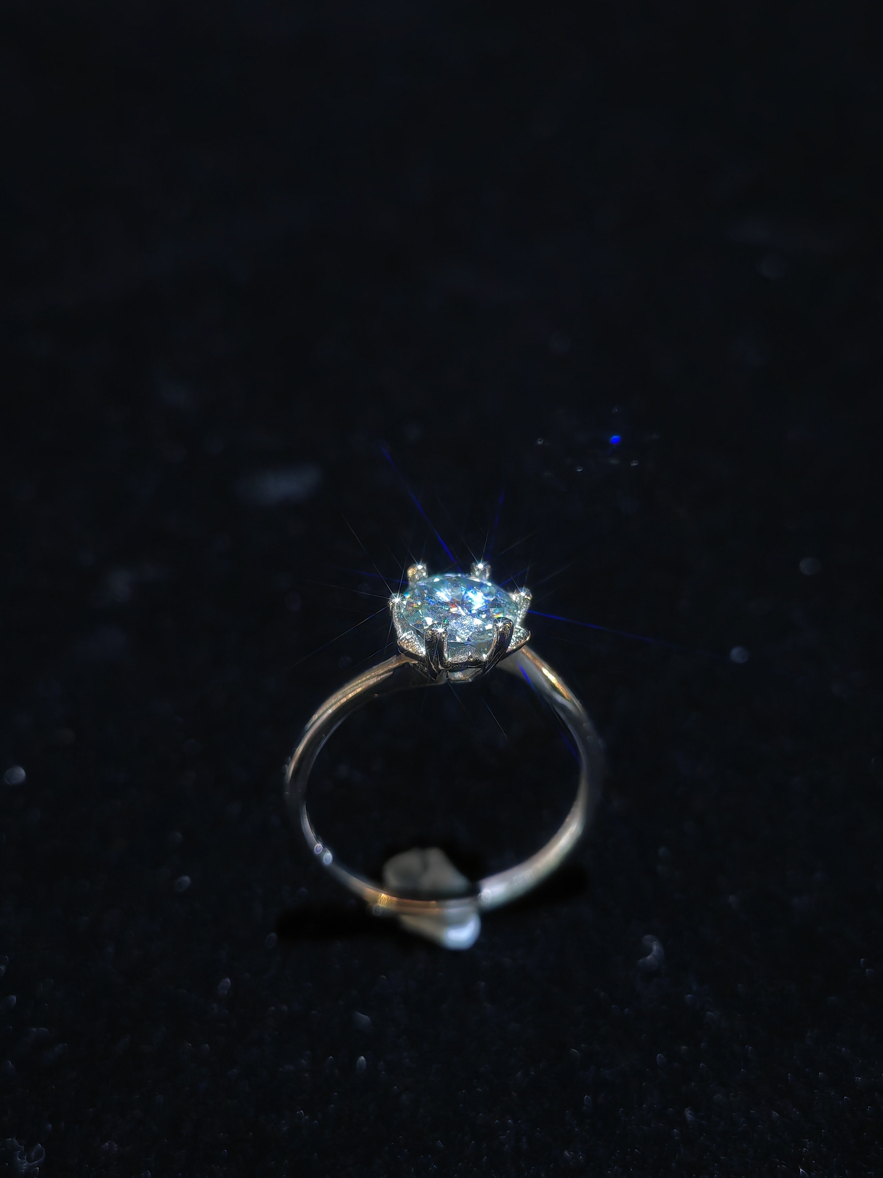 1.00ct 莫桑S925戒指 MR016