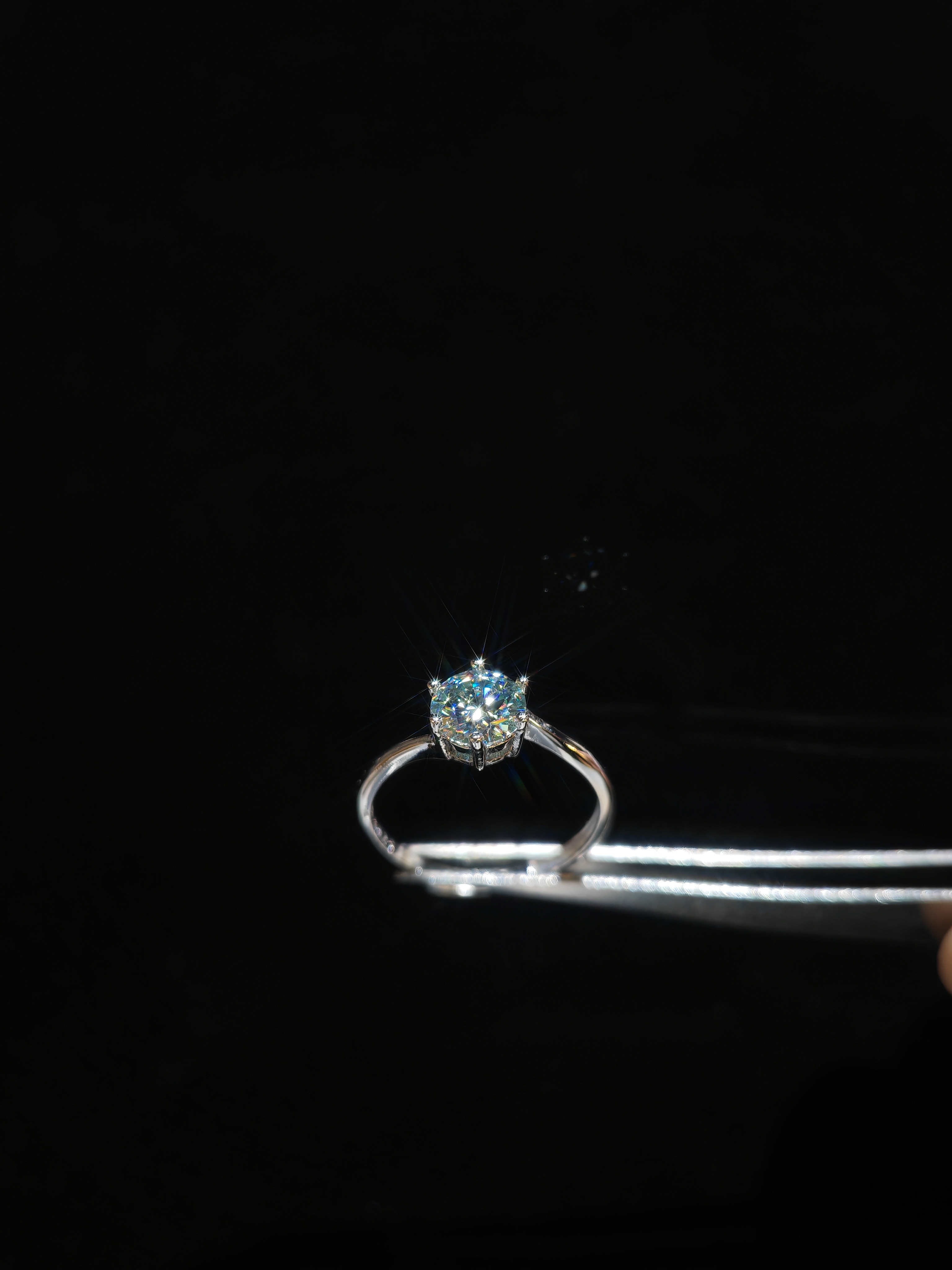 1.00ct 莫桑S925戒指 MR015