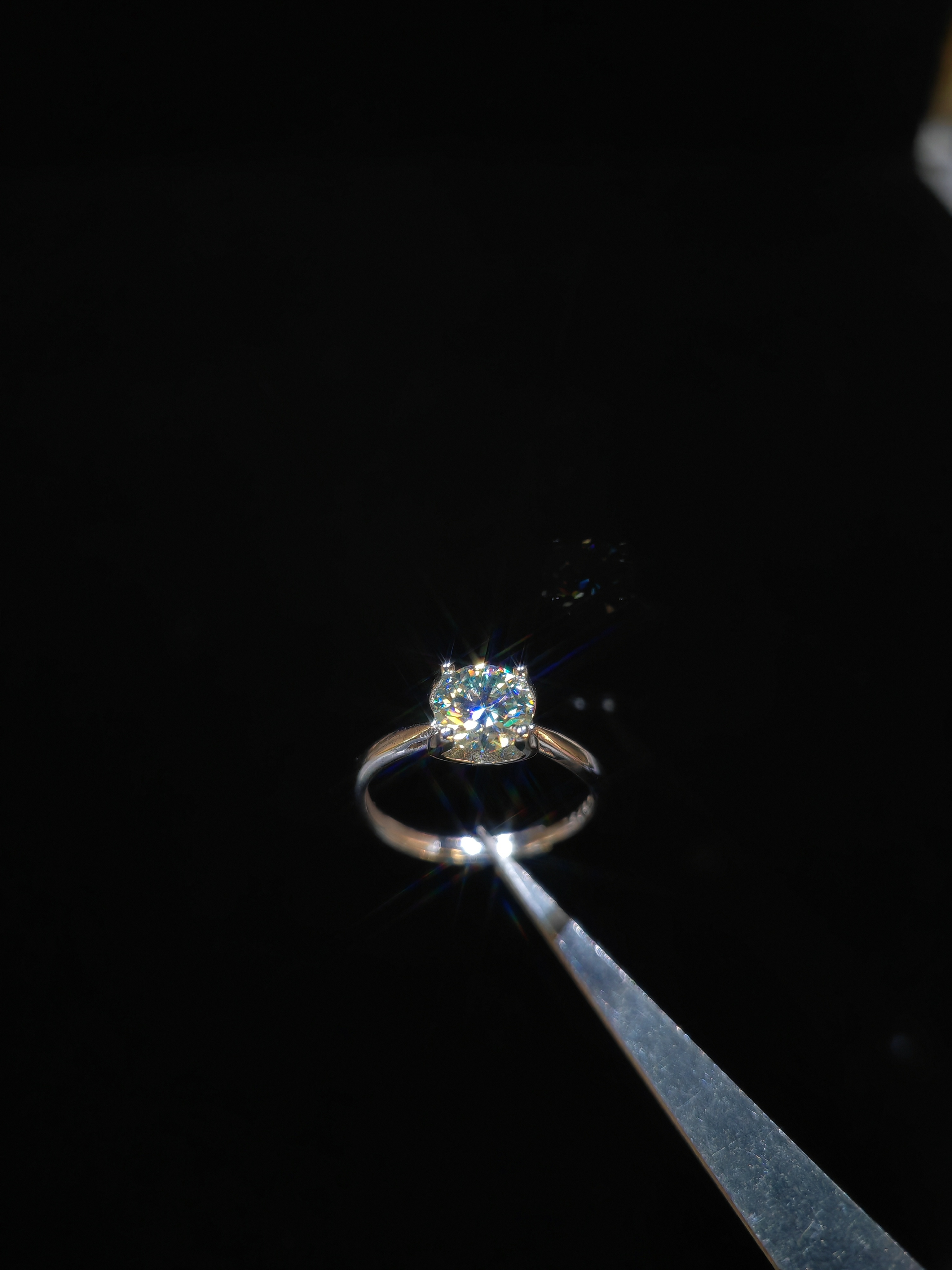 1.00ct 莫桑S925戒指 MR017