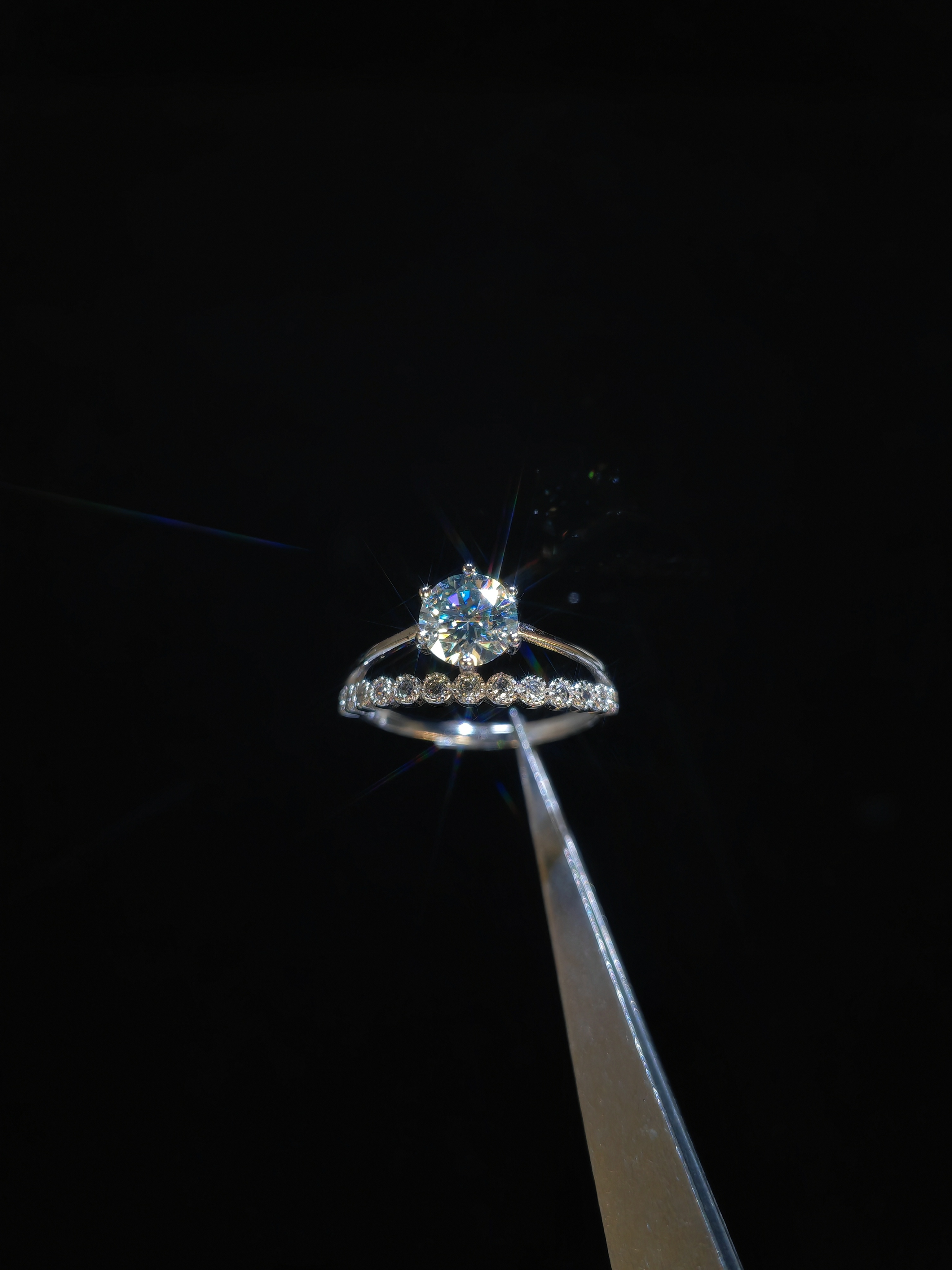 1.00ct 莫桑S925戒指 MR018