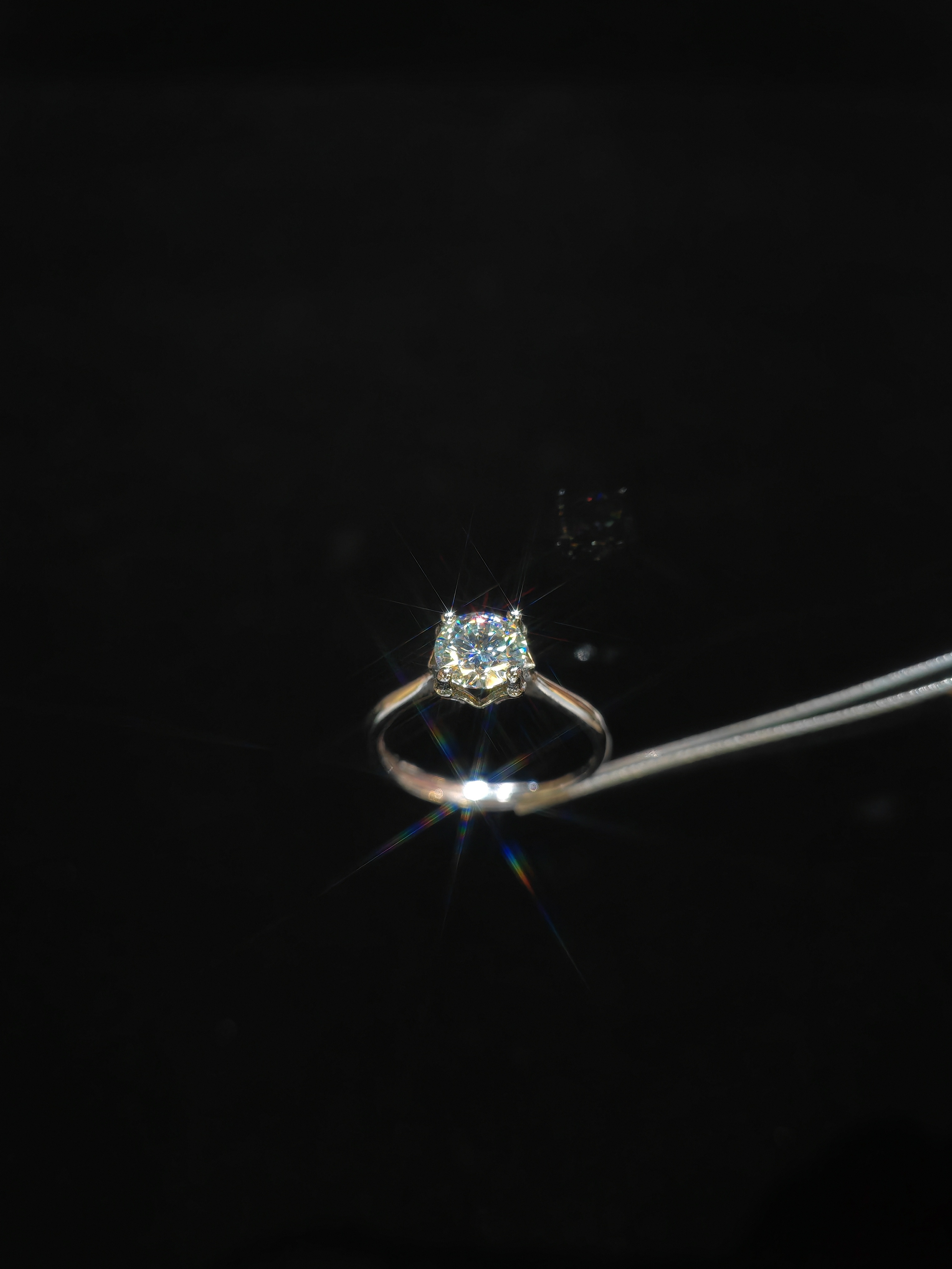 1.00ct 莫桑S925戒指 MR019
