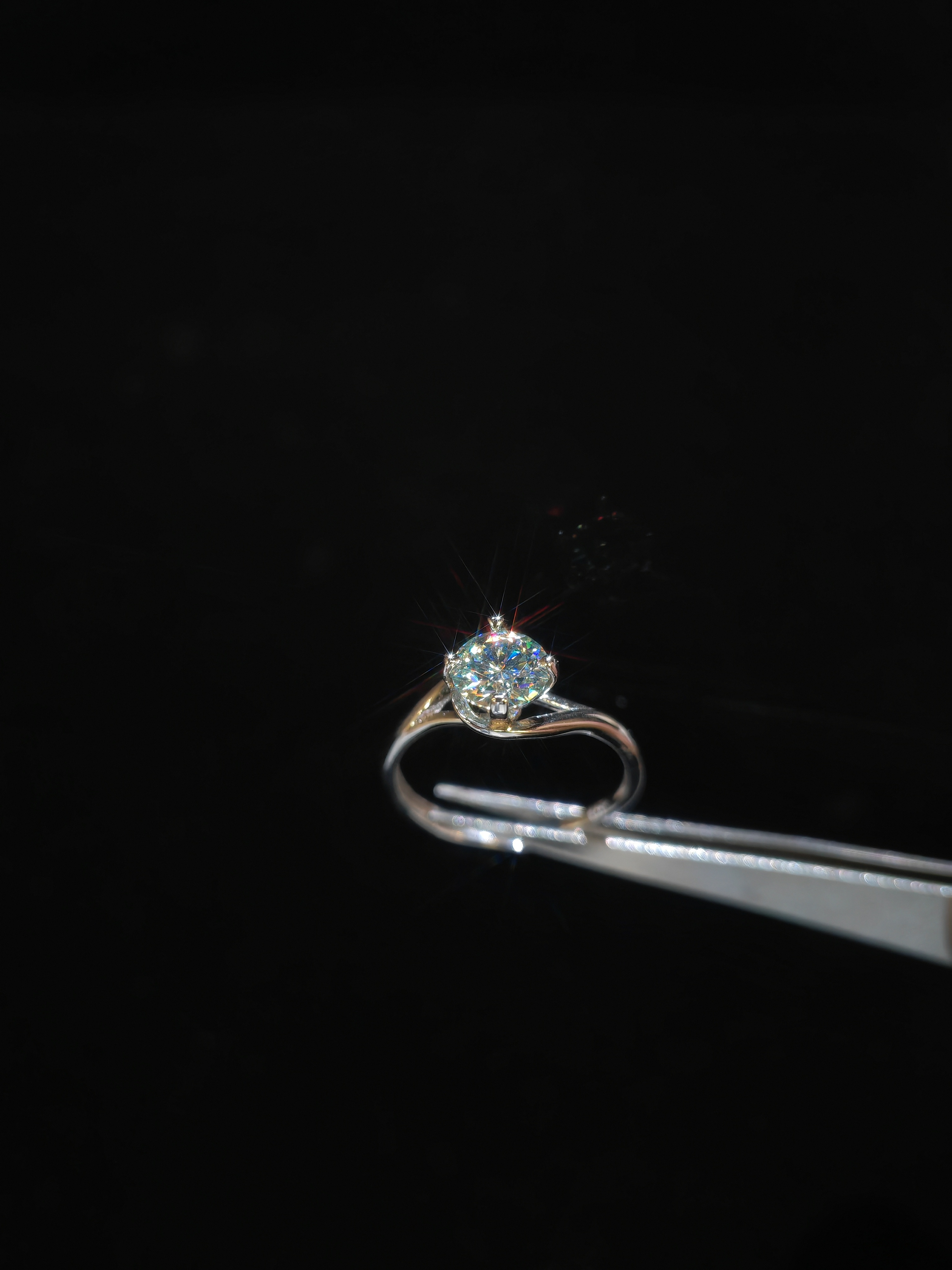 1.00ct 莫桑S925戒指 MR021