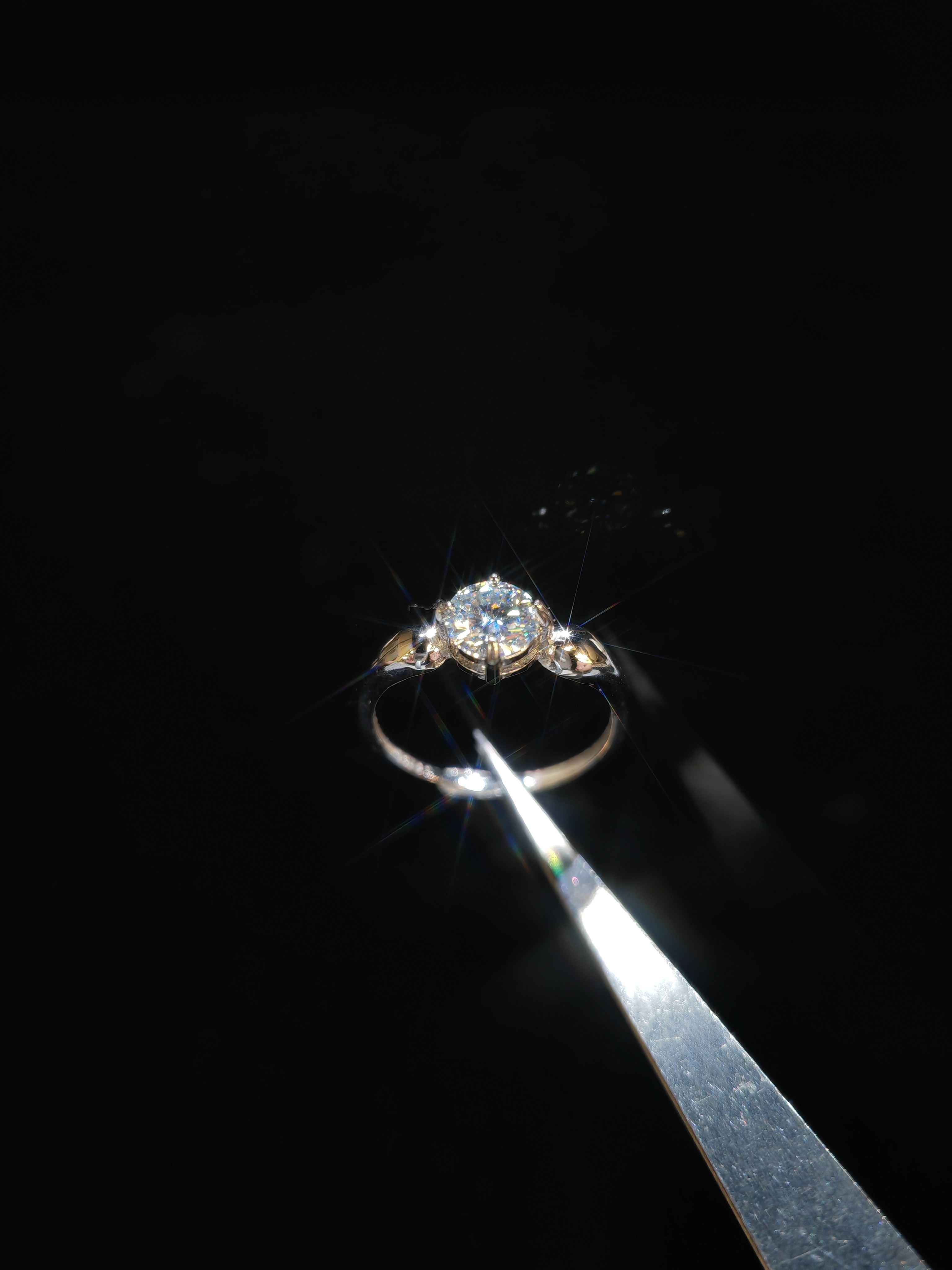 1.00ct 莫桑S925戒指 MR022