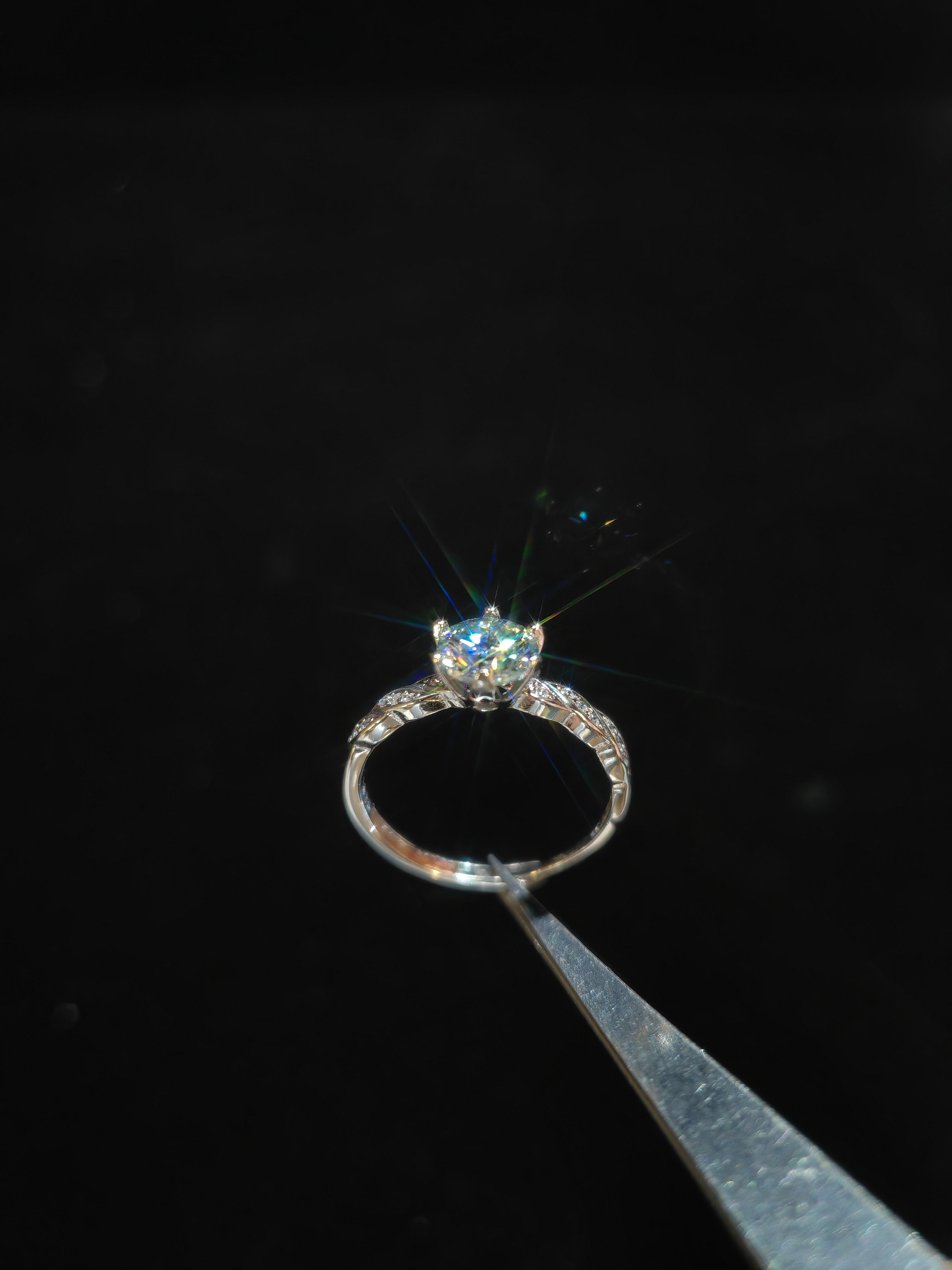 1.00ct 莫桑S925戒指 MR023