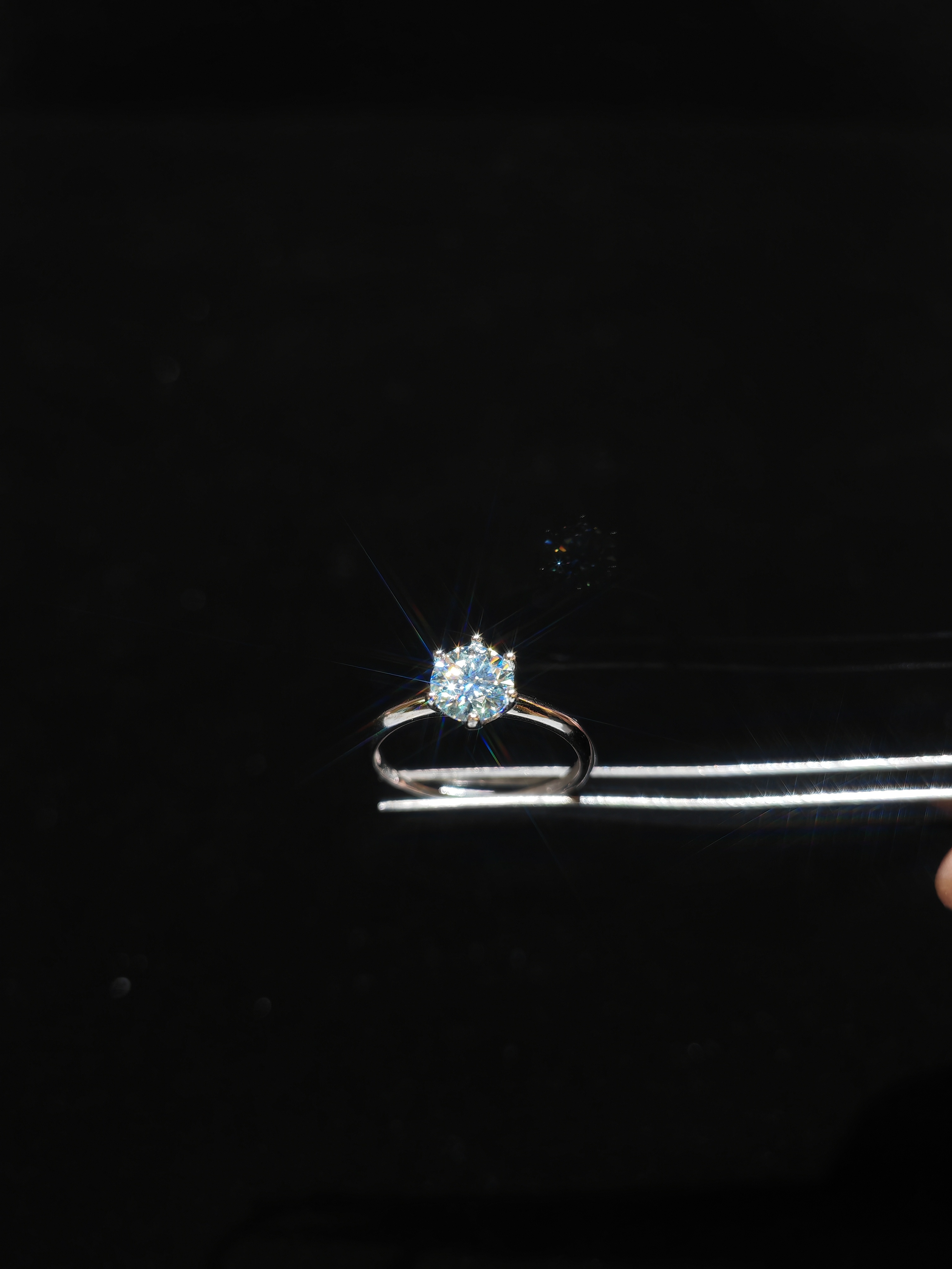 1.00ct 莫桑S925戒指 MR025