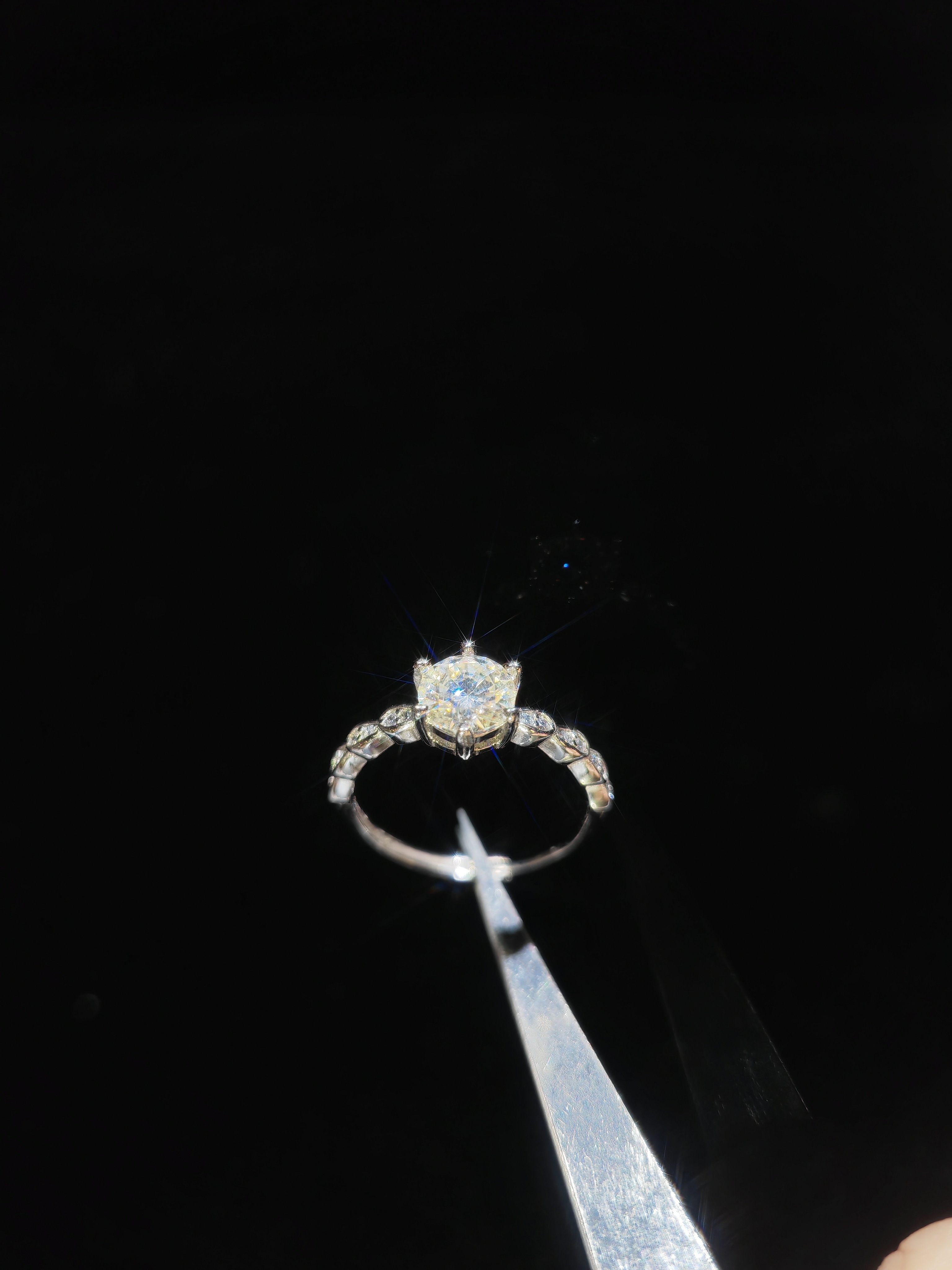 1.00ct 莫桑S925戒指 MR026