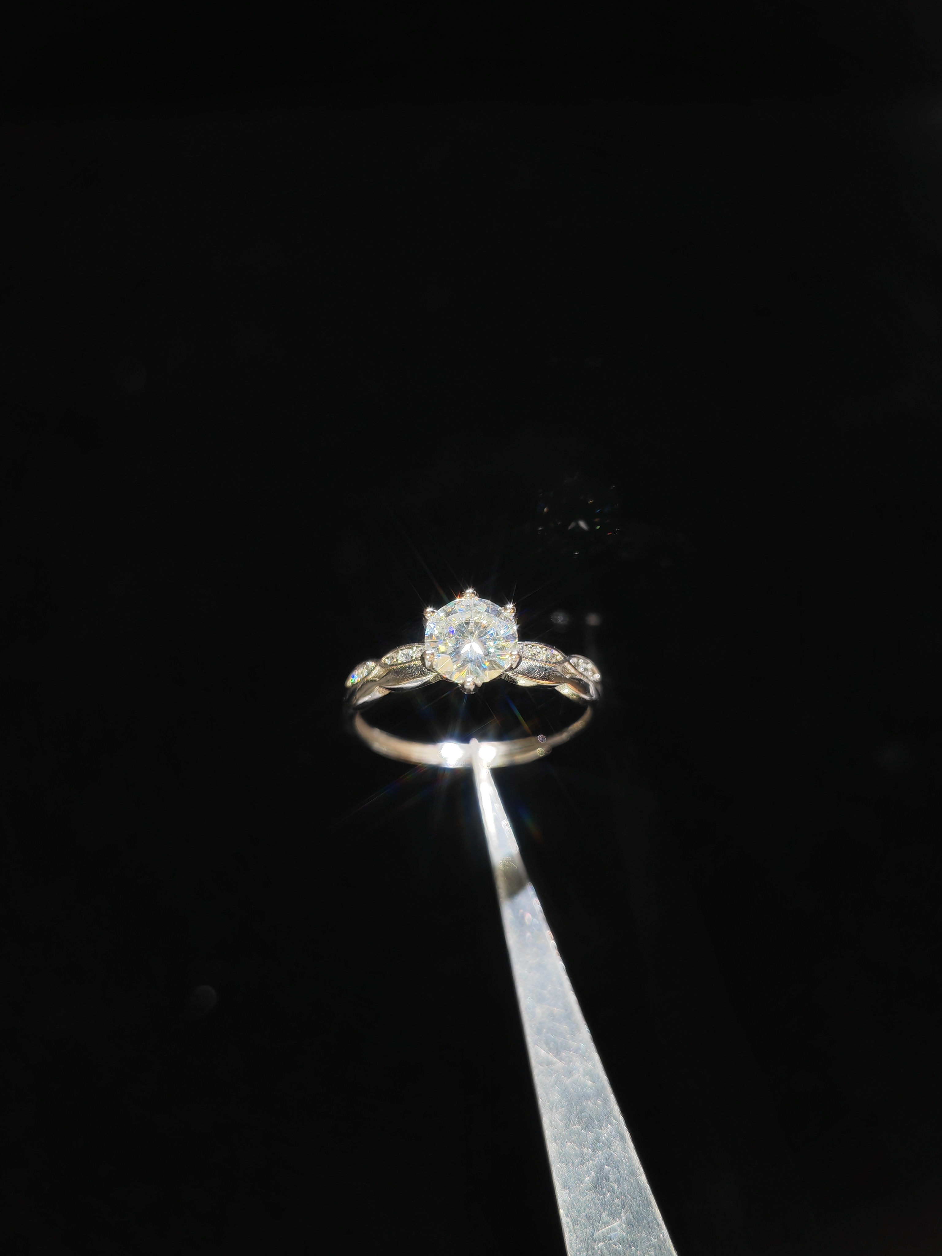 1.00ct 莫桑S925戒指 MR027
