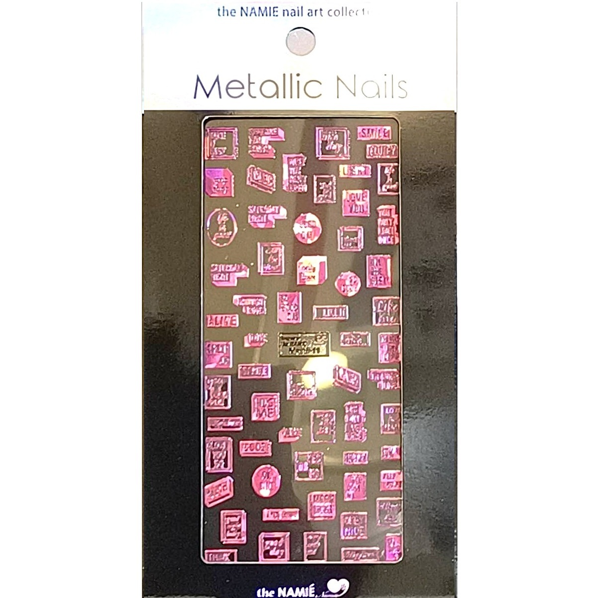 NMPINK-11 粉紅 字塊