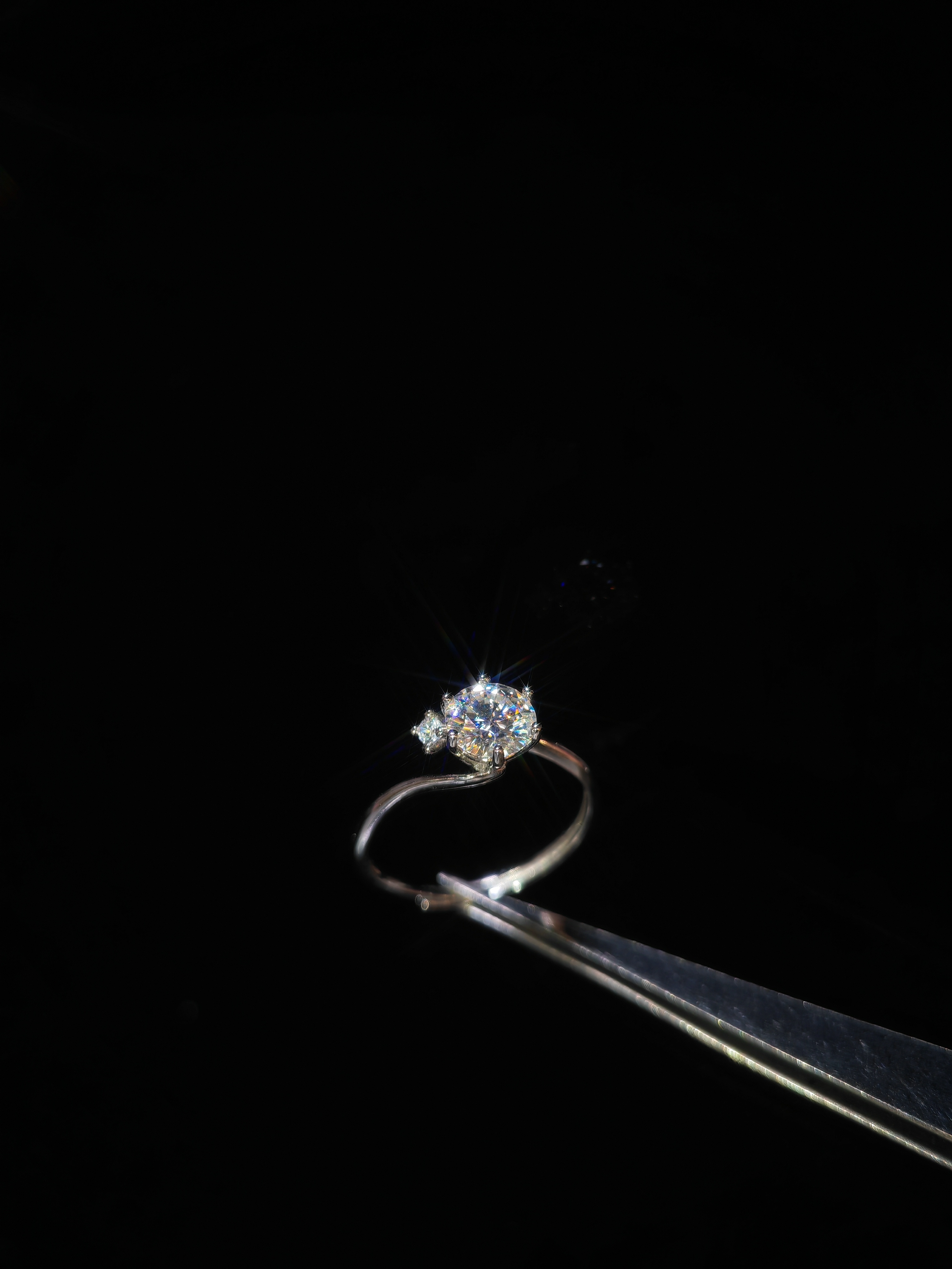 1.00ct 莫桑S925戒指 MR030