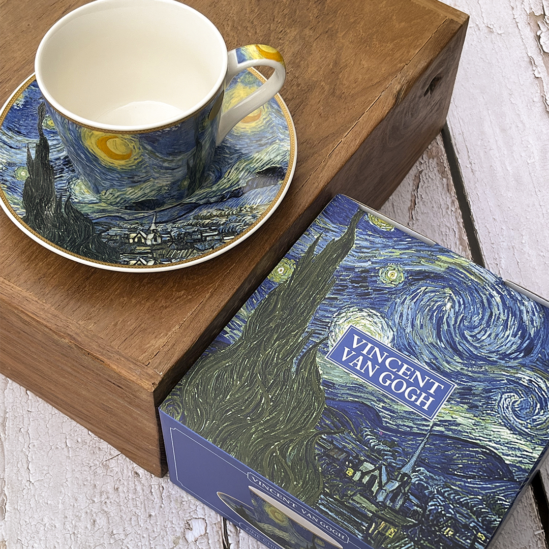 lesserpavey,vangogh,馬克杯,杯盤組,午茶杯組,午茶杯,咖啡杯,內湖,換個角度有限公司