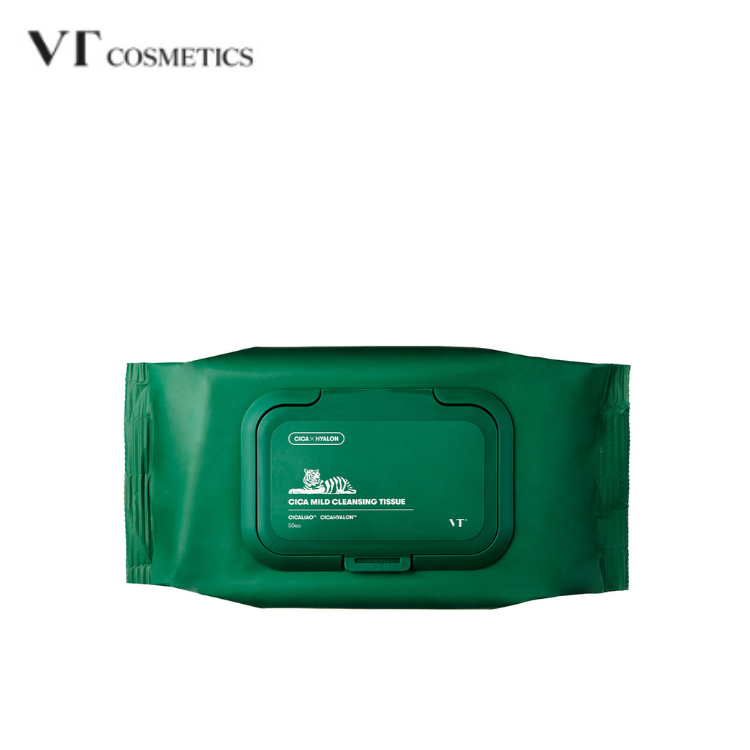 韓國｜ VT 老虎卸妝濕巾｜50片