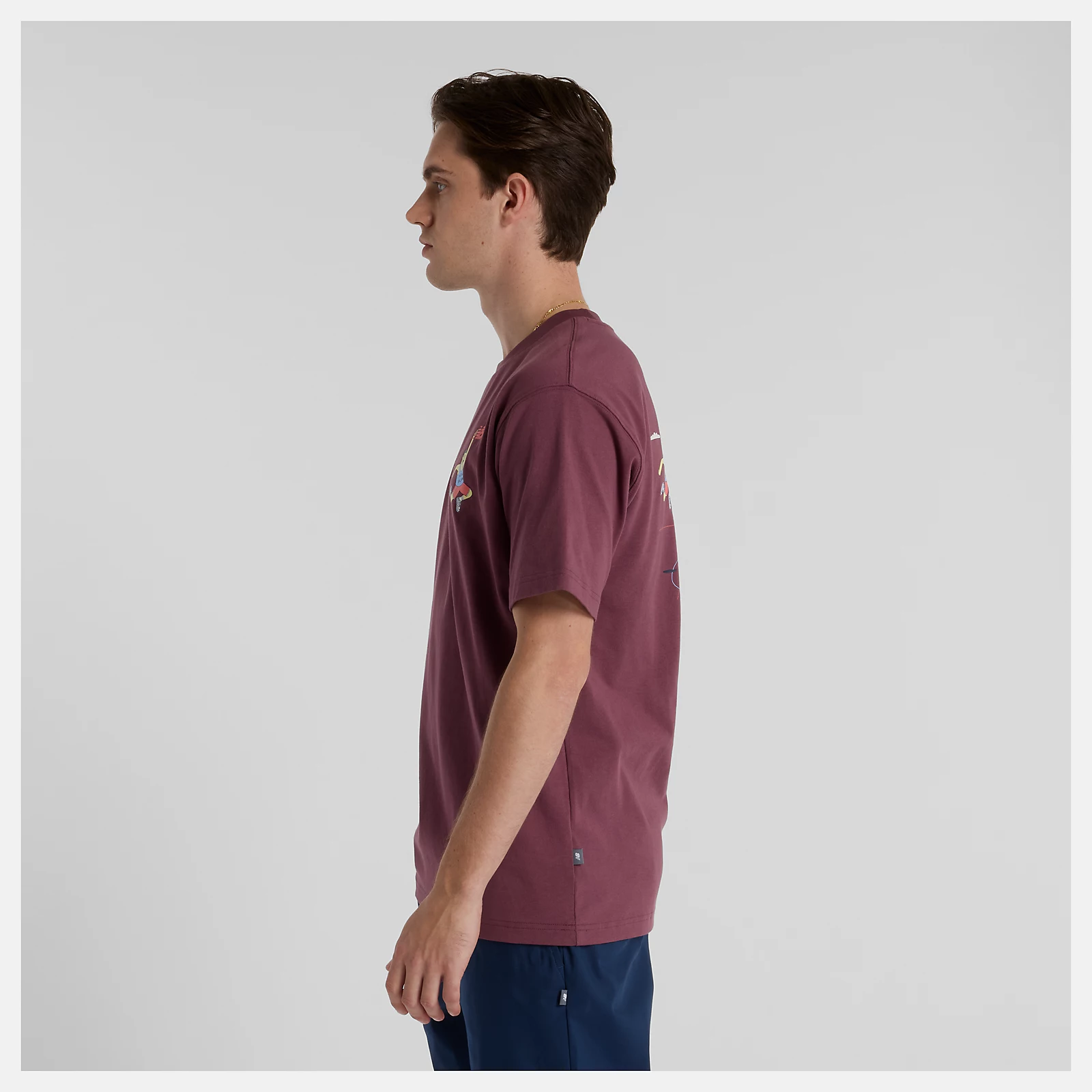 New Balance  - 男裝運動籃球卡通T恤 MT51934