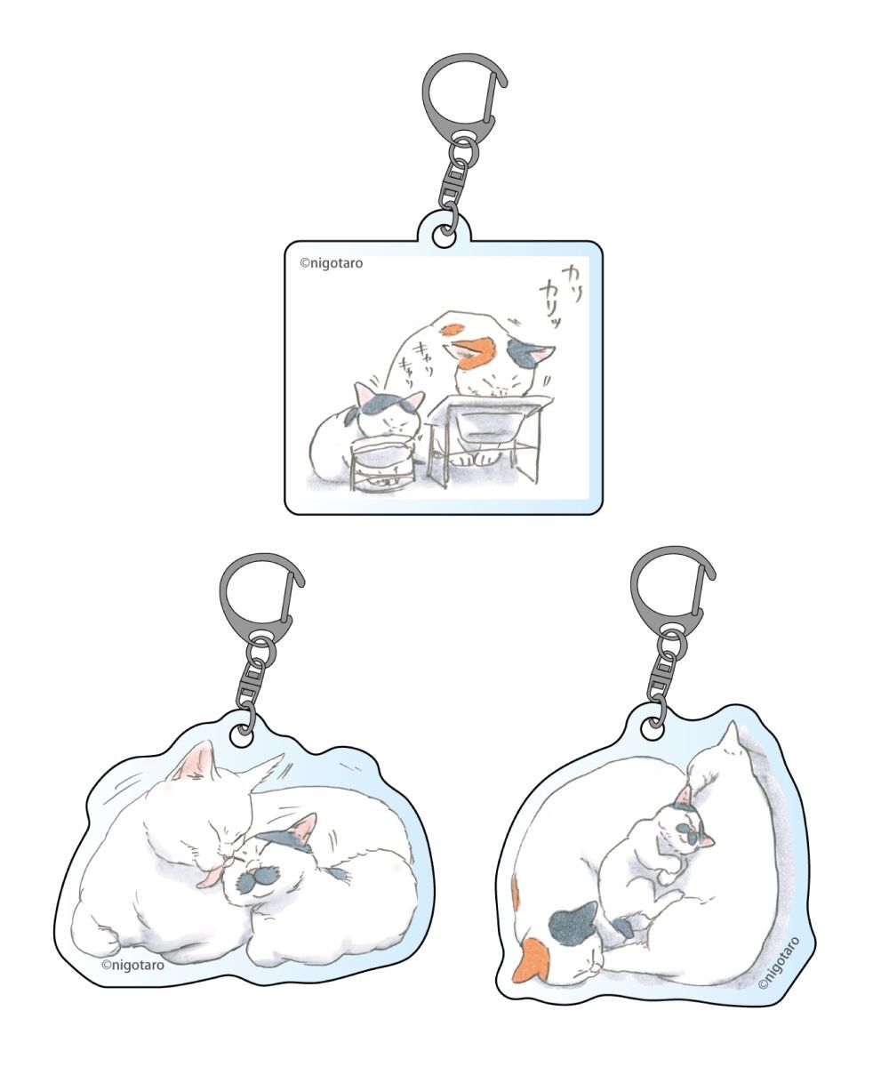 預購-撿回來的貓 摩卡　壓克力鑰匙圈 系列 【日本進口精品】