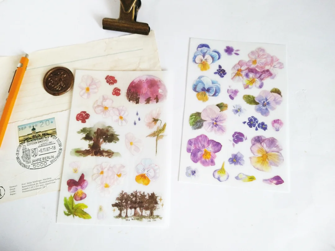 無色綻放．仲夏夜 轉印貼紙