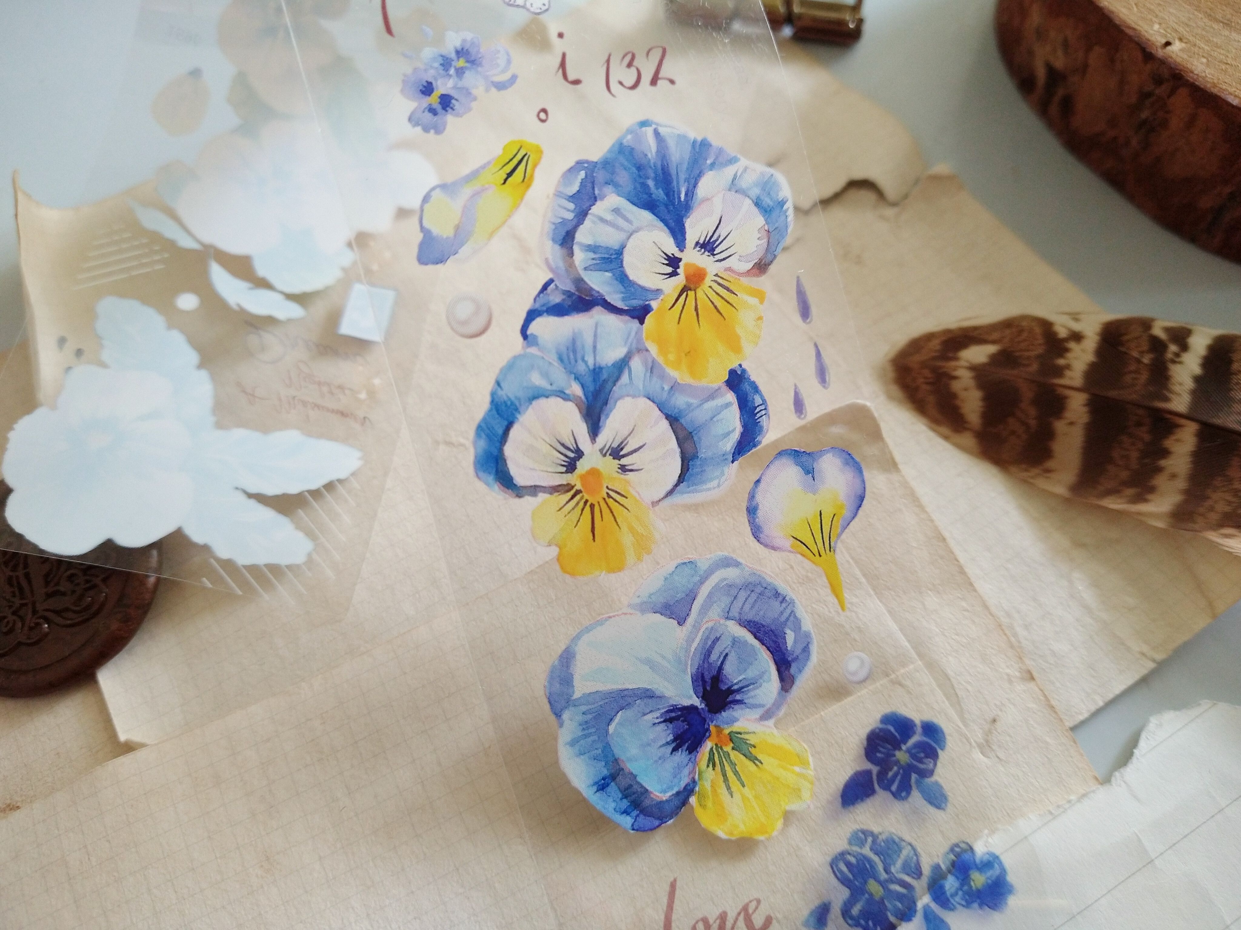 無色綻放．仲夏夜 5cm亮面PET膠帶捲 <整捲/分裝>