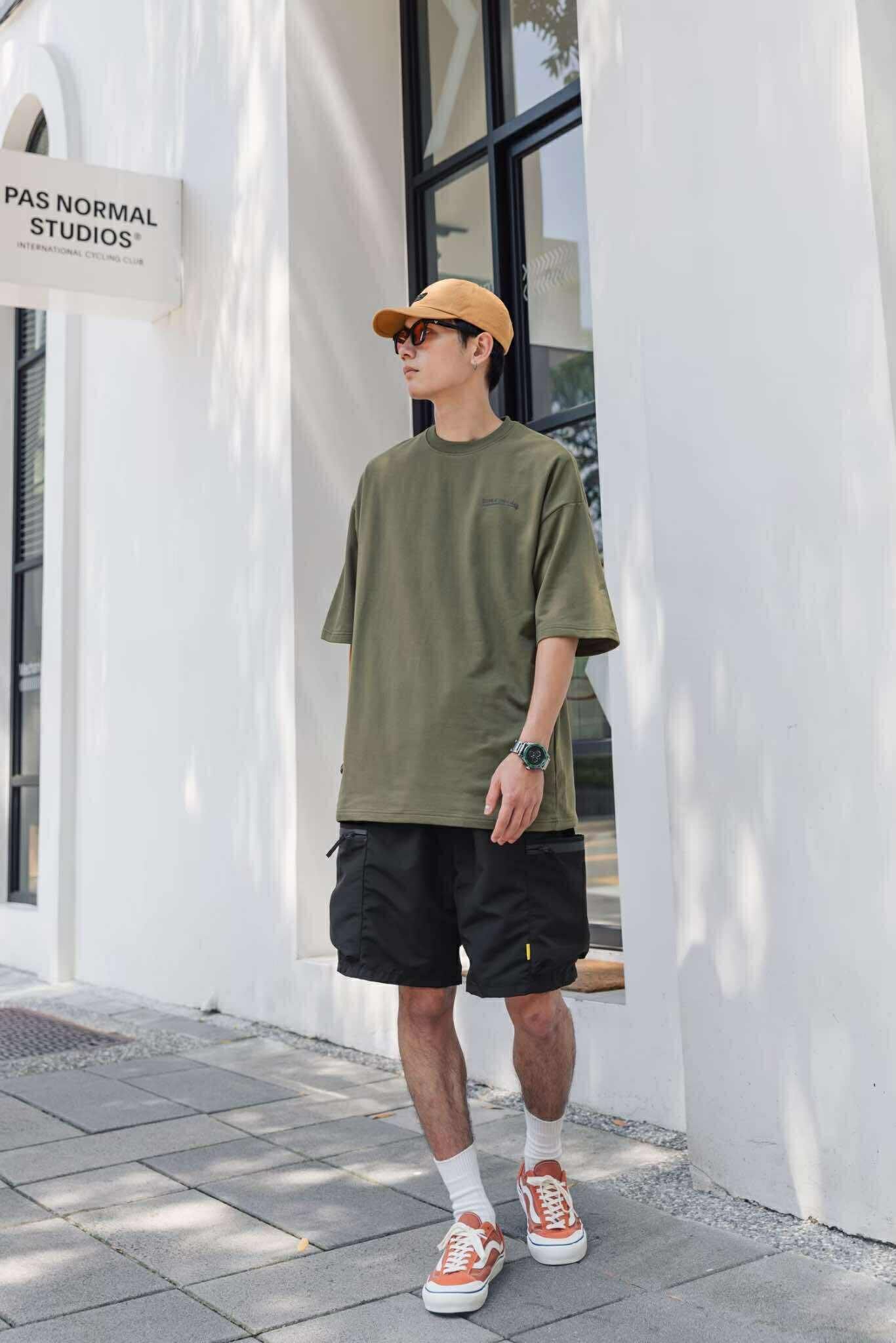 SBG 抗撕裂 大口袋日系 古著 工裝短褲 003