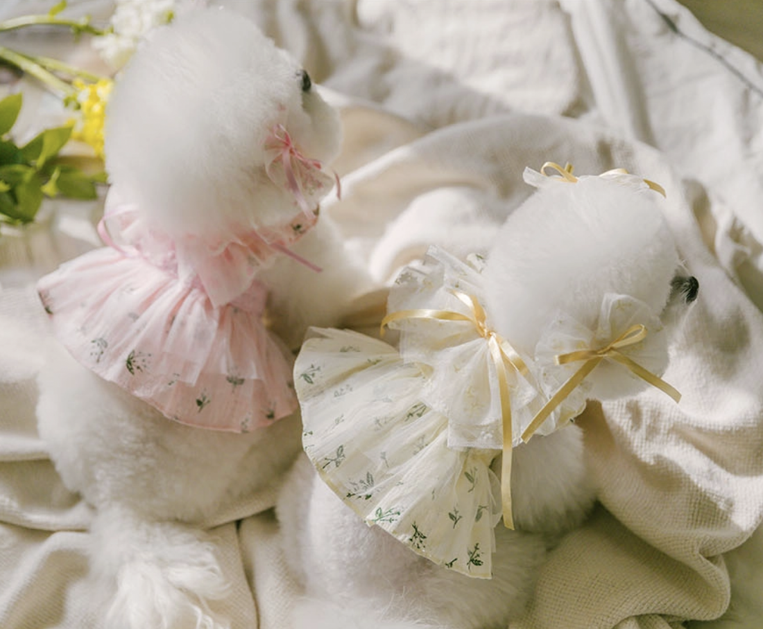 精靈蝴蝶結髮飾（粉色/黃色）