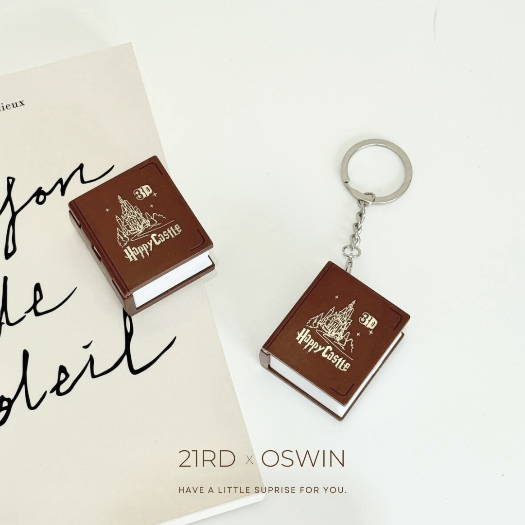 霍格華茲城堡 3D立體書吊飾