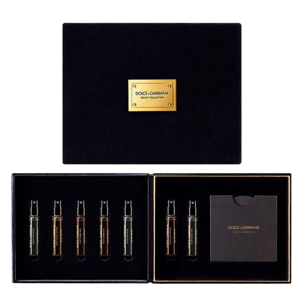 Dolce & Gabbana D&G 高訂系列  天鵝絨 探索絲路 香氛針管禮盒 (2ml X7)