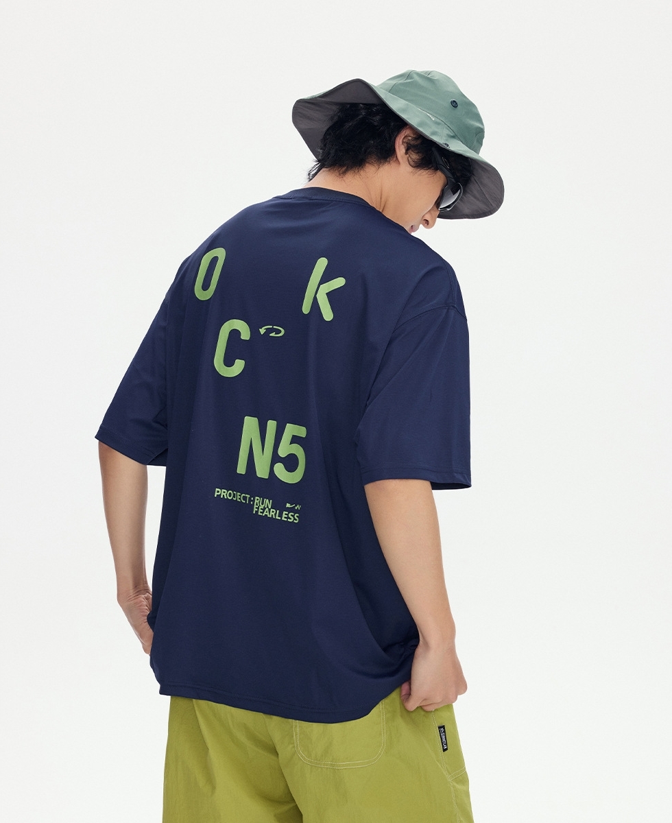 7M19 未來感雙面印花短棉TEE 四色