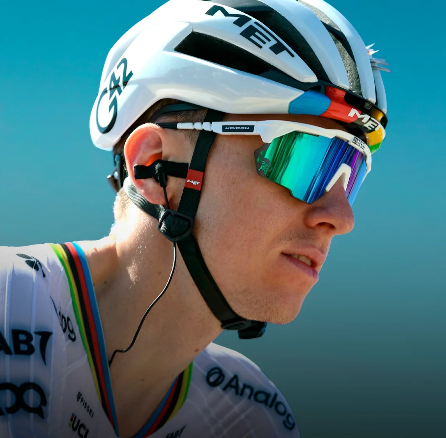 限量現貨【SCICON】Aeroshade kunken 運動風鏡 / 浩克白框 100 WINS (附透明鏡片)