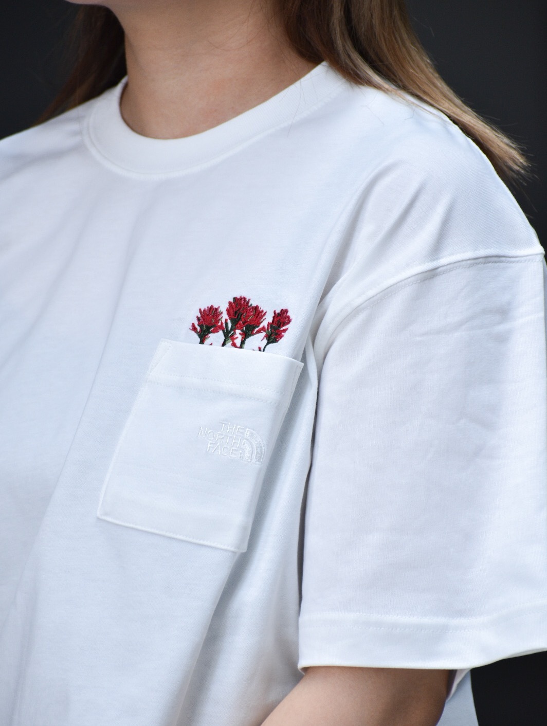 日本 The North Face FD Flower Logo Pocket Tee [NT82538]
