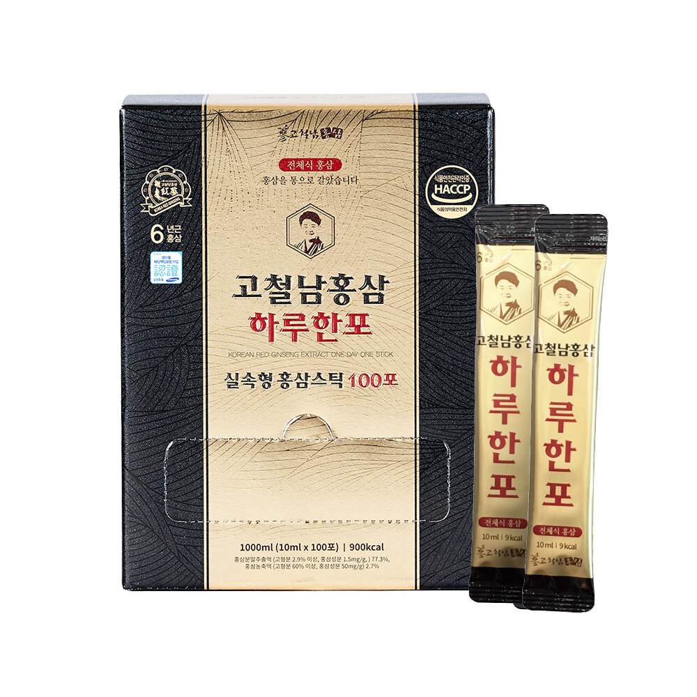 【高鐵男】韓國高麗紅蔘黃金飲x1盒(100包)(結帳再享9折優惠)
