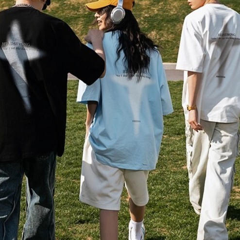 美式復古純棉短袖 L1909