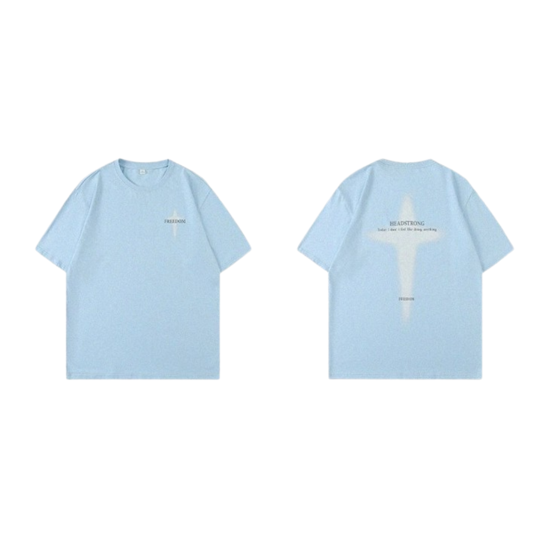 美式復古純棉短袖 L1909