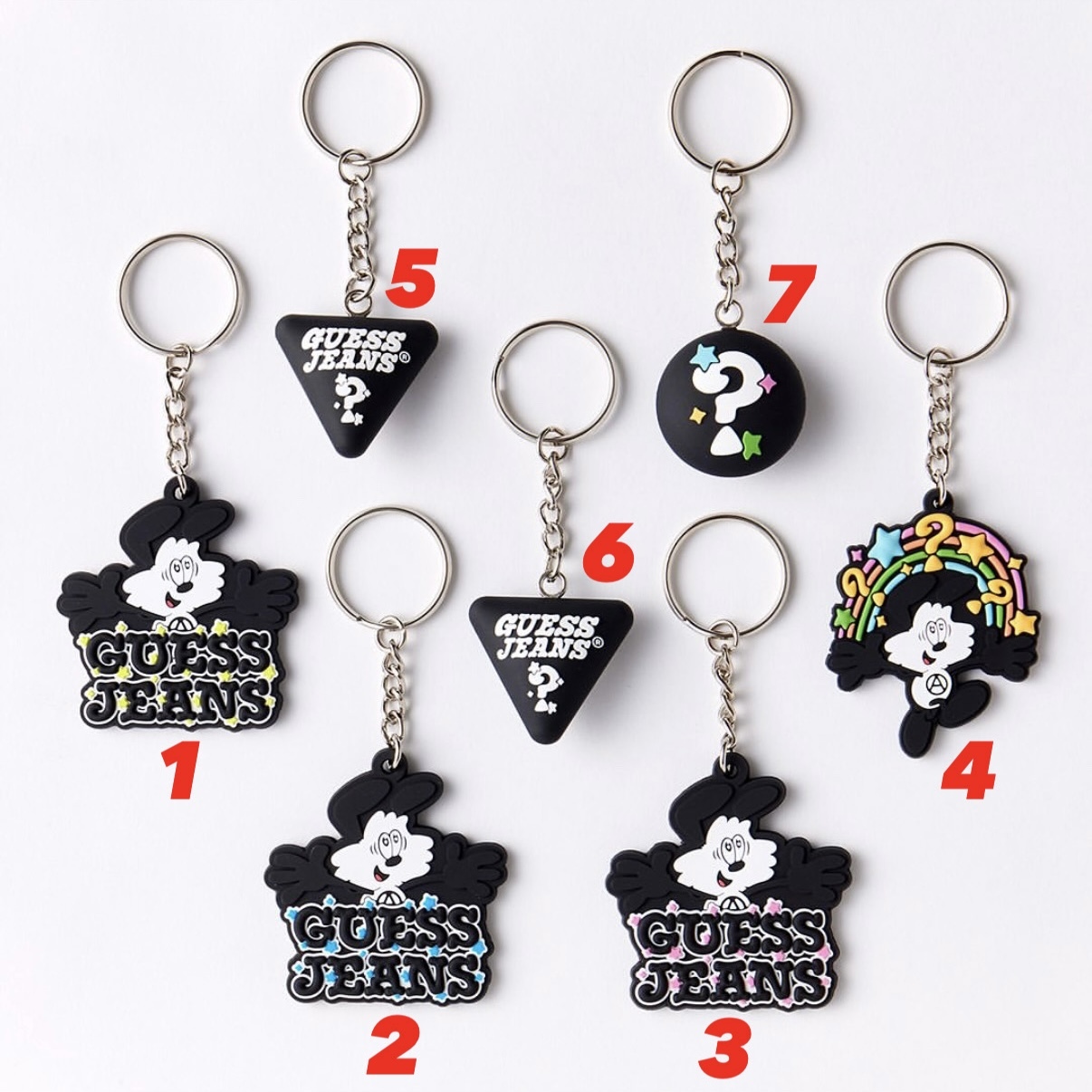 VERDY GUESS JEANS KEYRINGS