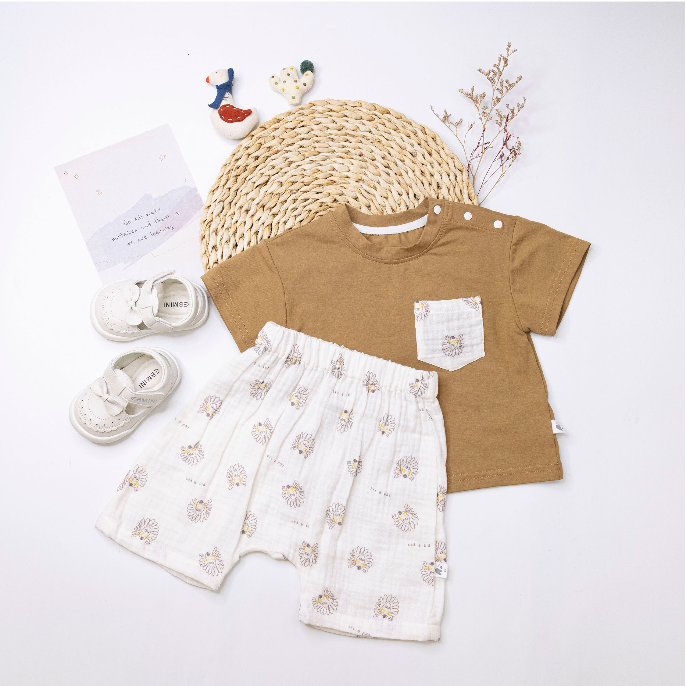 【H50703】童趣手繪動物圖案套裝