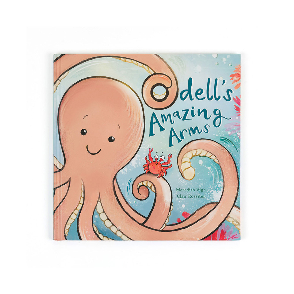 Jellycat Odell's Amazing Arms Book 章魚哥 美麗的不同