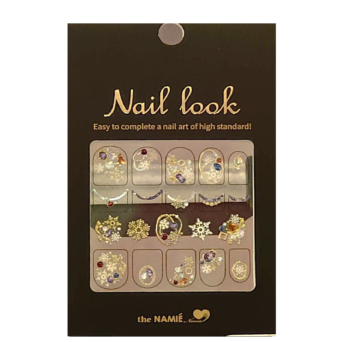 韓國精品指甲貼紙theNAMIÉ NAIL LOOK Sticker -NNL-050 繽紛聖誕