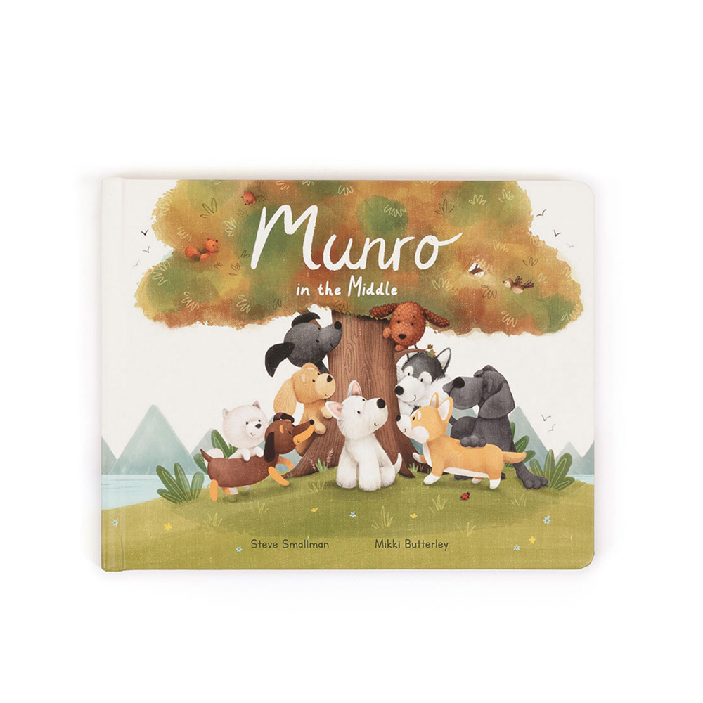 Jellycat Munro in the Middle Book 蘇格蘭犬的神奇發現