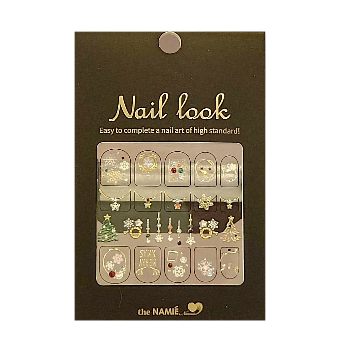 韓國精品指甲貼紙theNAMIÉ NAIL LOOK Sticker -NNL-051 耶誕樹
