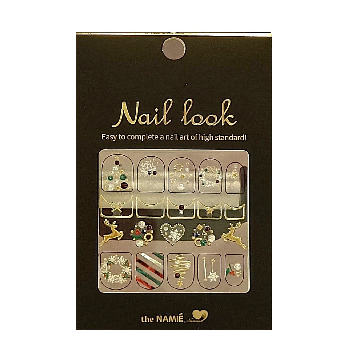 韓國精品指甲貼紙theNAMIÉ NAIL LOOK Sticker -NNL-052 耶誕麋鹿