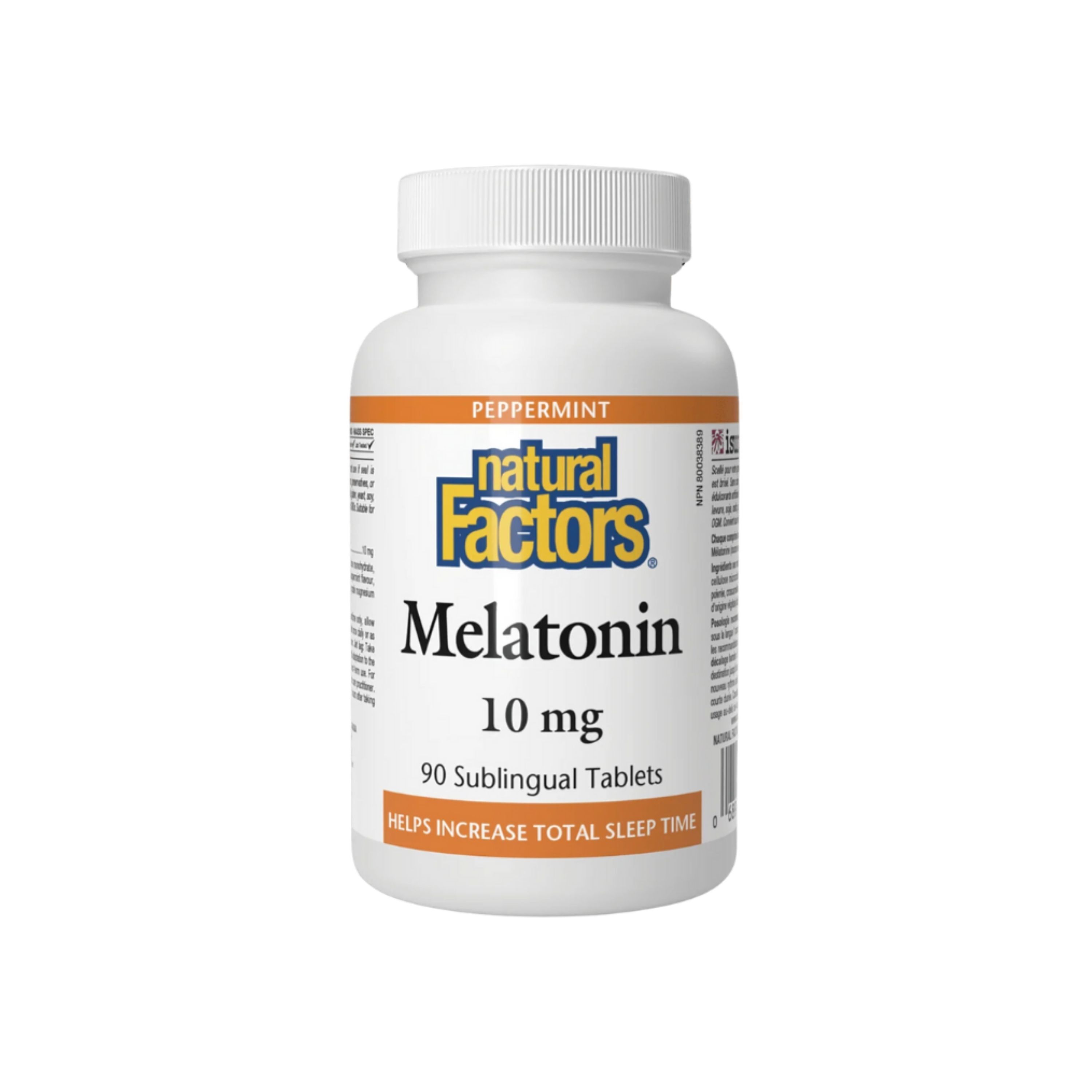 Natural Factors 褪黑激素10mg 舌下片 90粒
