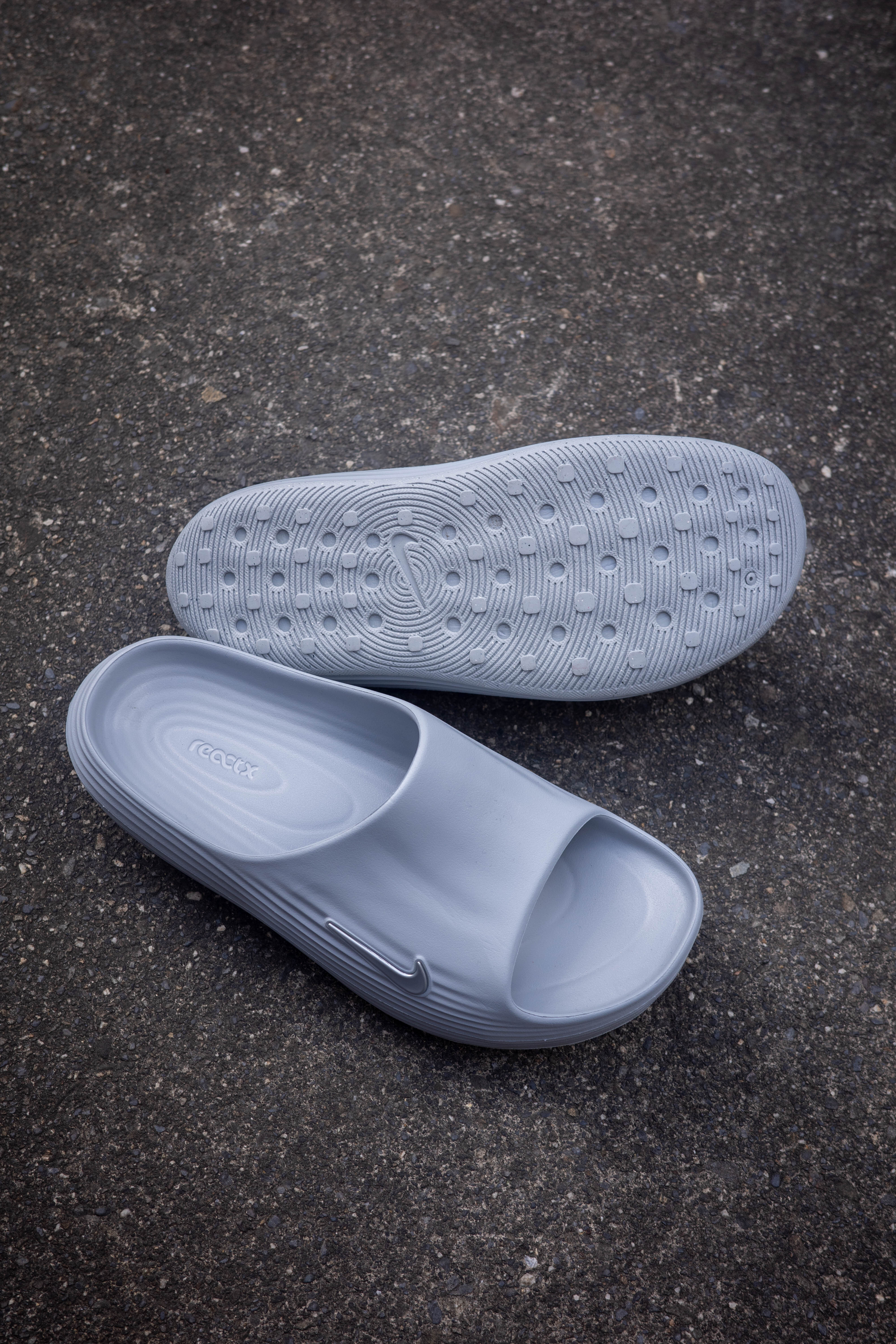 Nike ReactX Rejuven8 Slide 狼灰色 橡膠底 防水 拖鞋 男款 HV4479-002