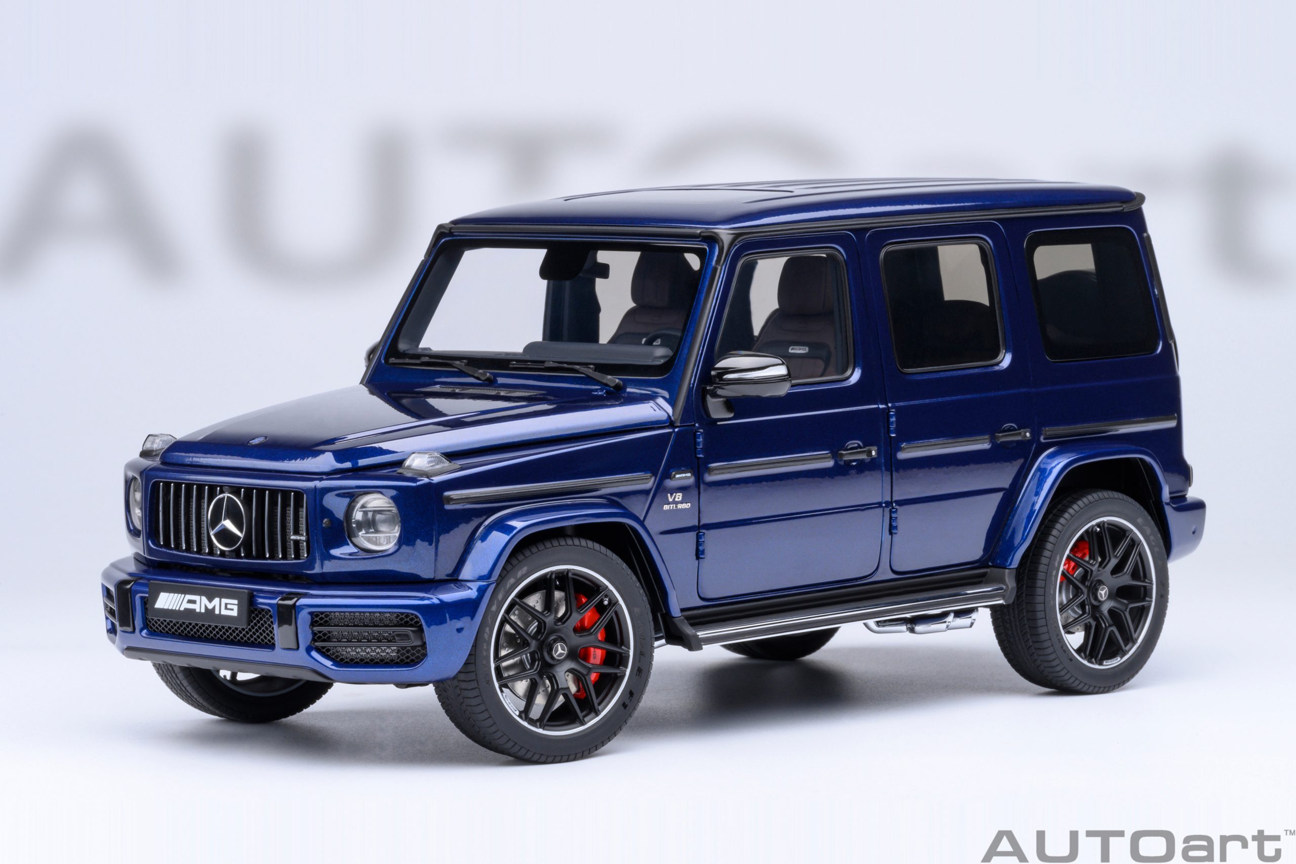 1/18 AUTOART Mercedes-AMG G63 2019 (Brilliant Blue Metallic) (76359)
