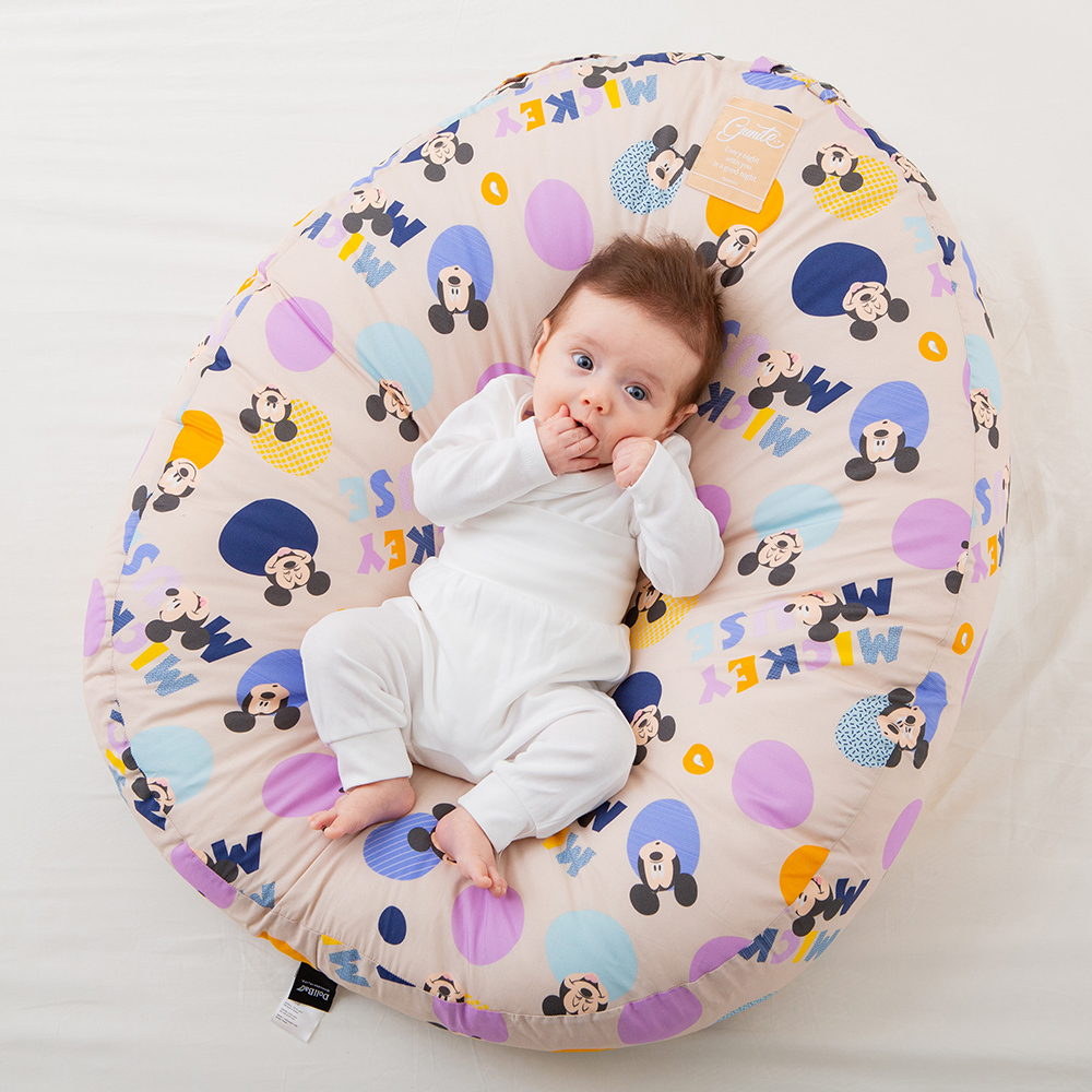 gunite 寶寶懶骨頭包覆機能親子互動窩｜米奇系列_嚮圈圈篇