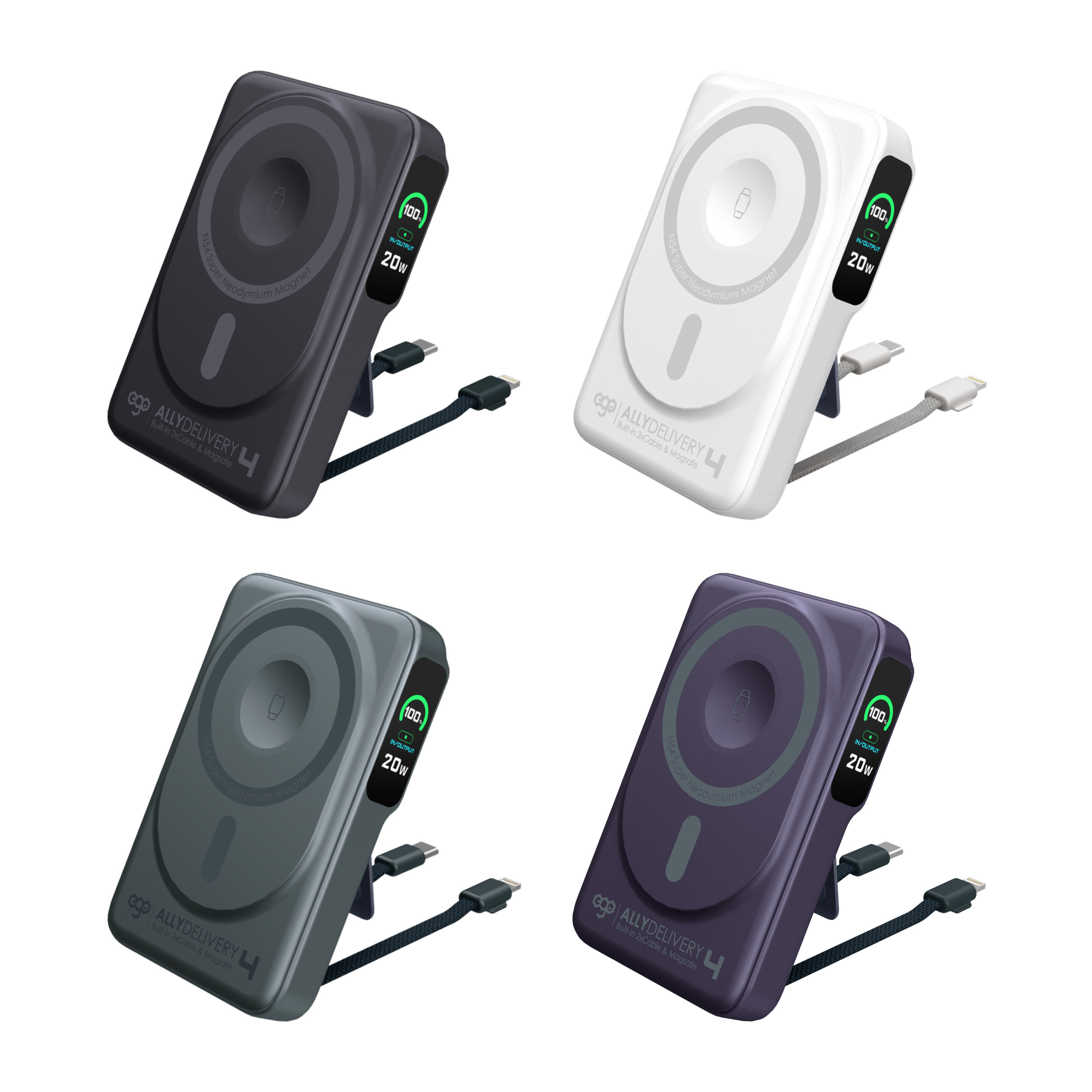 EGO AllyDelivery 4 @Magsafe 10000mAh 6in1 移動電源