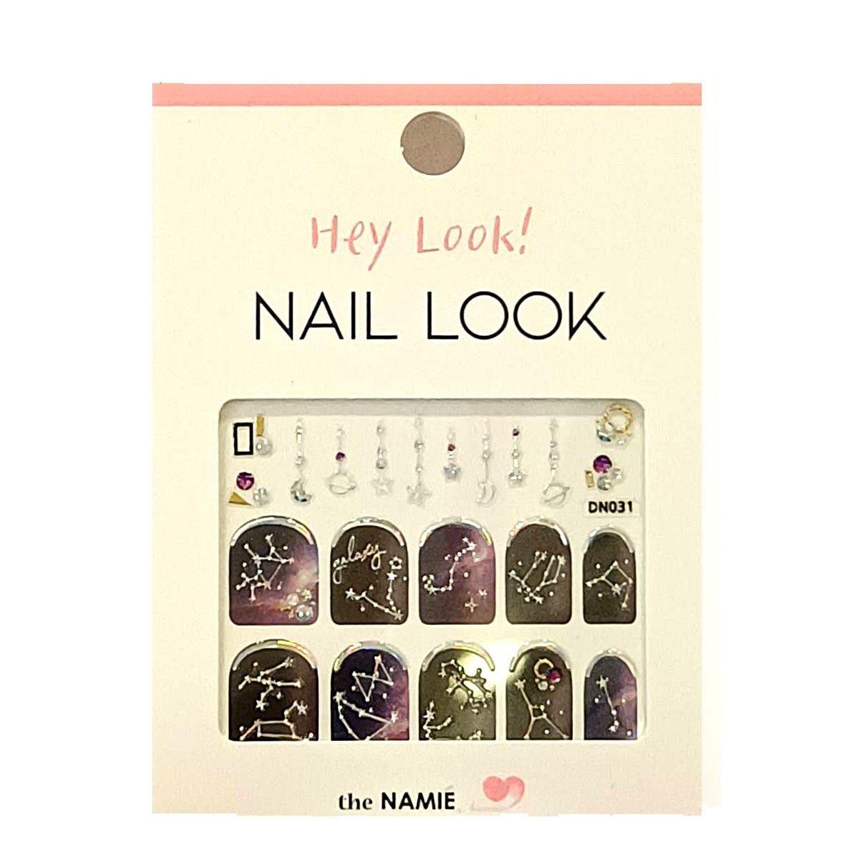 韓國精品指甲貼紙theNAMIÉ Hey Look Sticker 星座_銀-NDN031