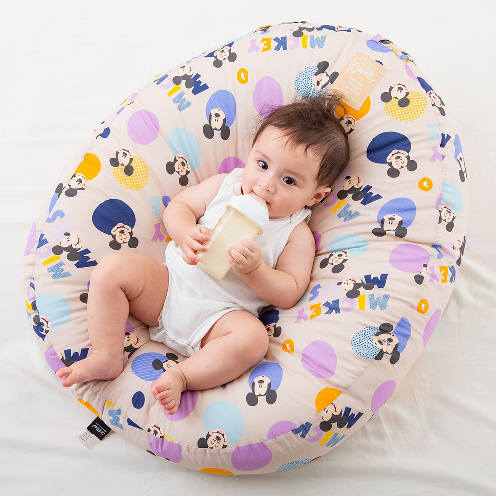 【官網獨家】gunite 寶寶懶骨頭包覆機能親子互動窩(布套)｜米奇系列_嚮圈圈篇